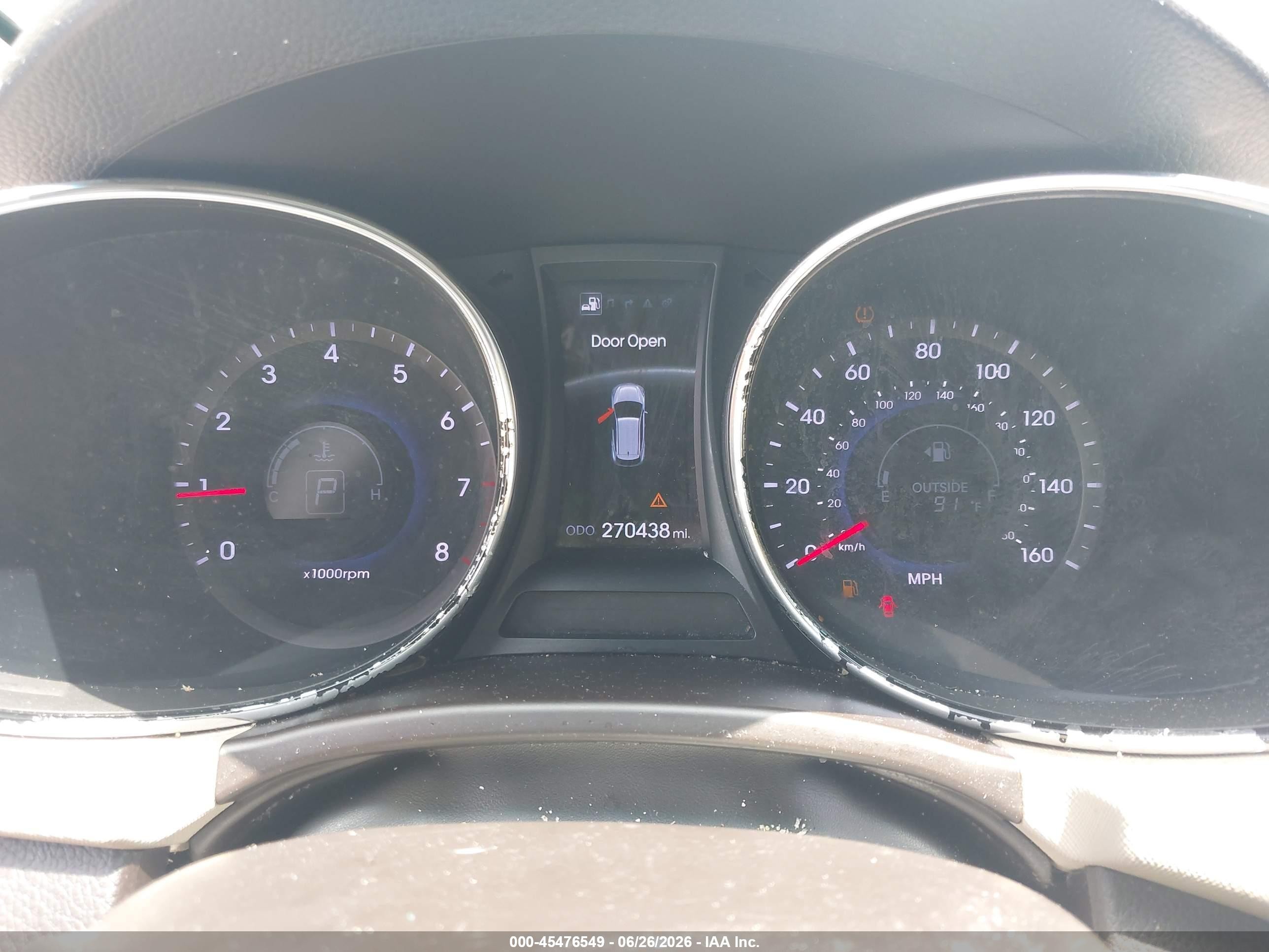 2013 Hyundai Santa Fe Sport Red vin: 5XYZU3LBXDG026213