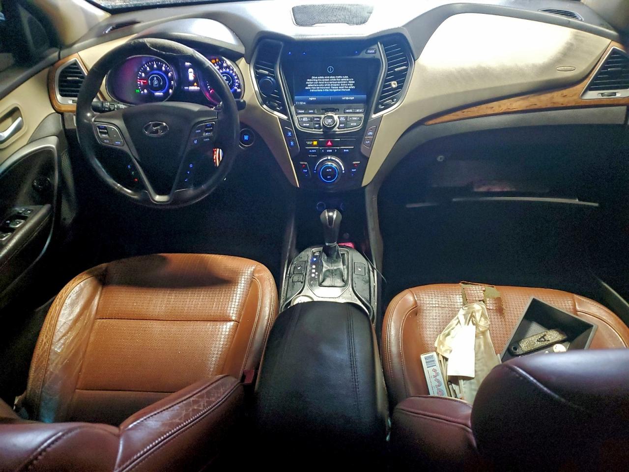 2013 Hyundai Santa Fe Sport 2.4l Brown vin: 5XYZU3LBXDG035672