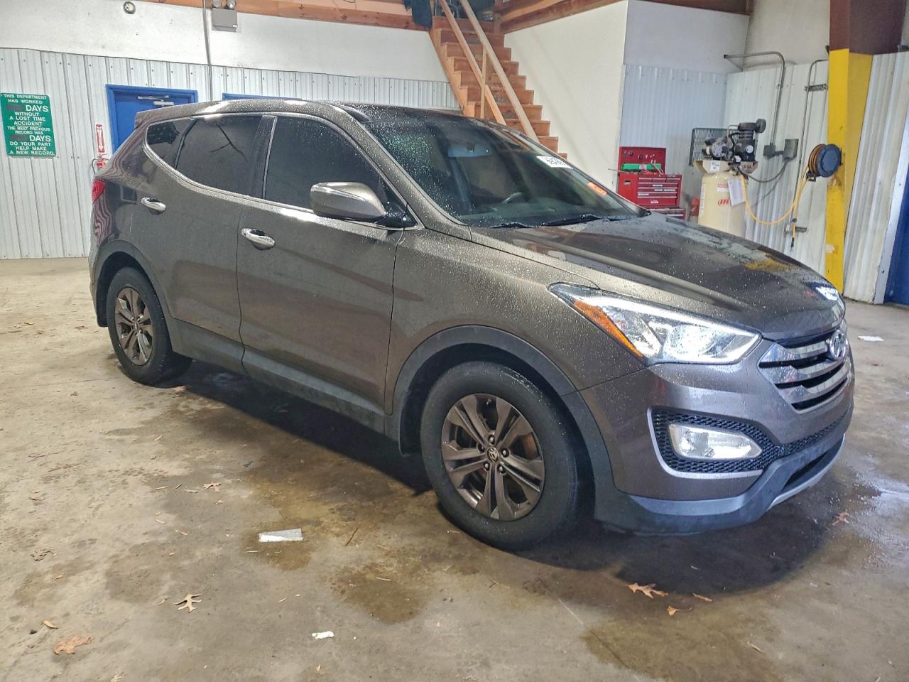 2013 Hyundai Santa Fe Sport 2.4l Brown vin: 5XYZU3LBXDG035672