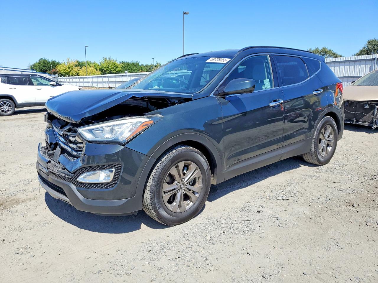 2013 Hyundai Santa Fe Sport 2.4l Charcoal vin: 5XYZU3LBXDG039494