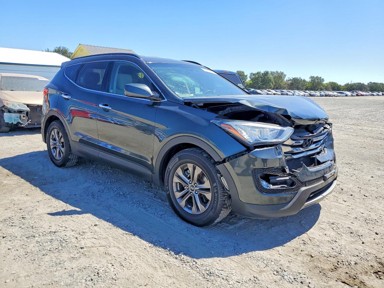 2013 Hyundai Santa Fe Sport 2.4l Charcoal vin: 5XYZU3LBXDG039494