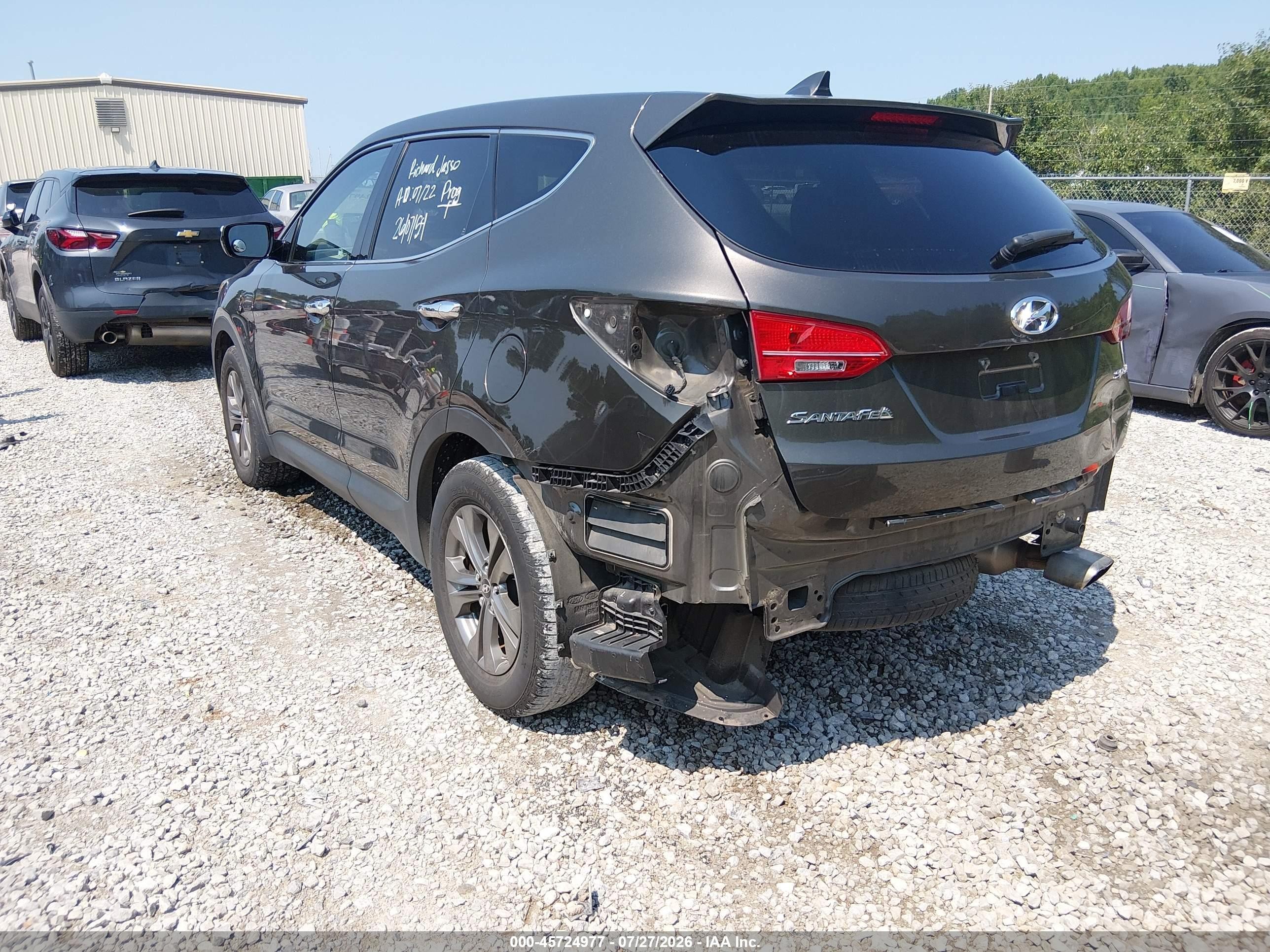 2013 Hyundai Santa Fe Sport Brown vin: 5XYZU3LBXDG054674