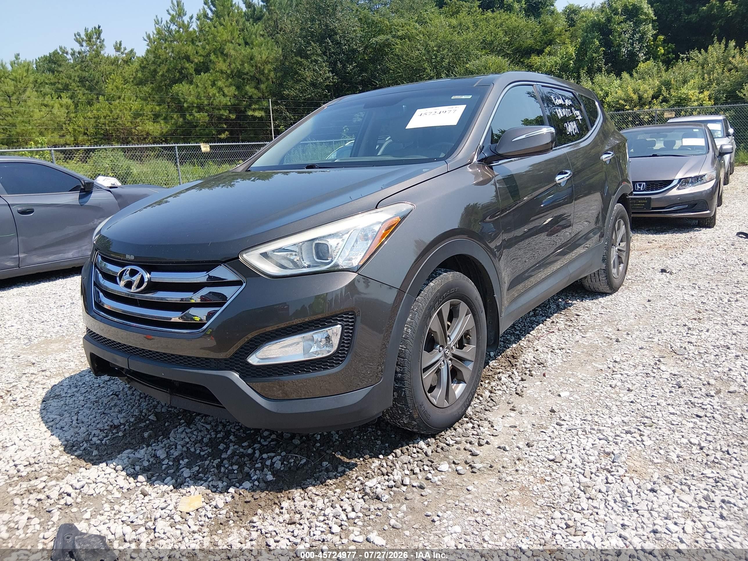 2013 Hyundai Santa Fe Sport Brown vin: 5XYZU3LBXDG054674