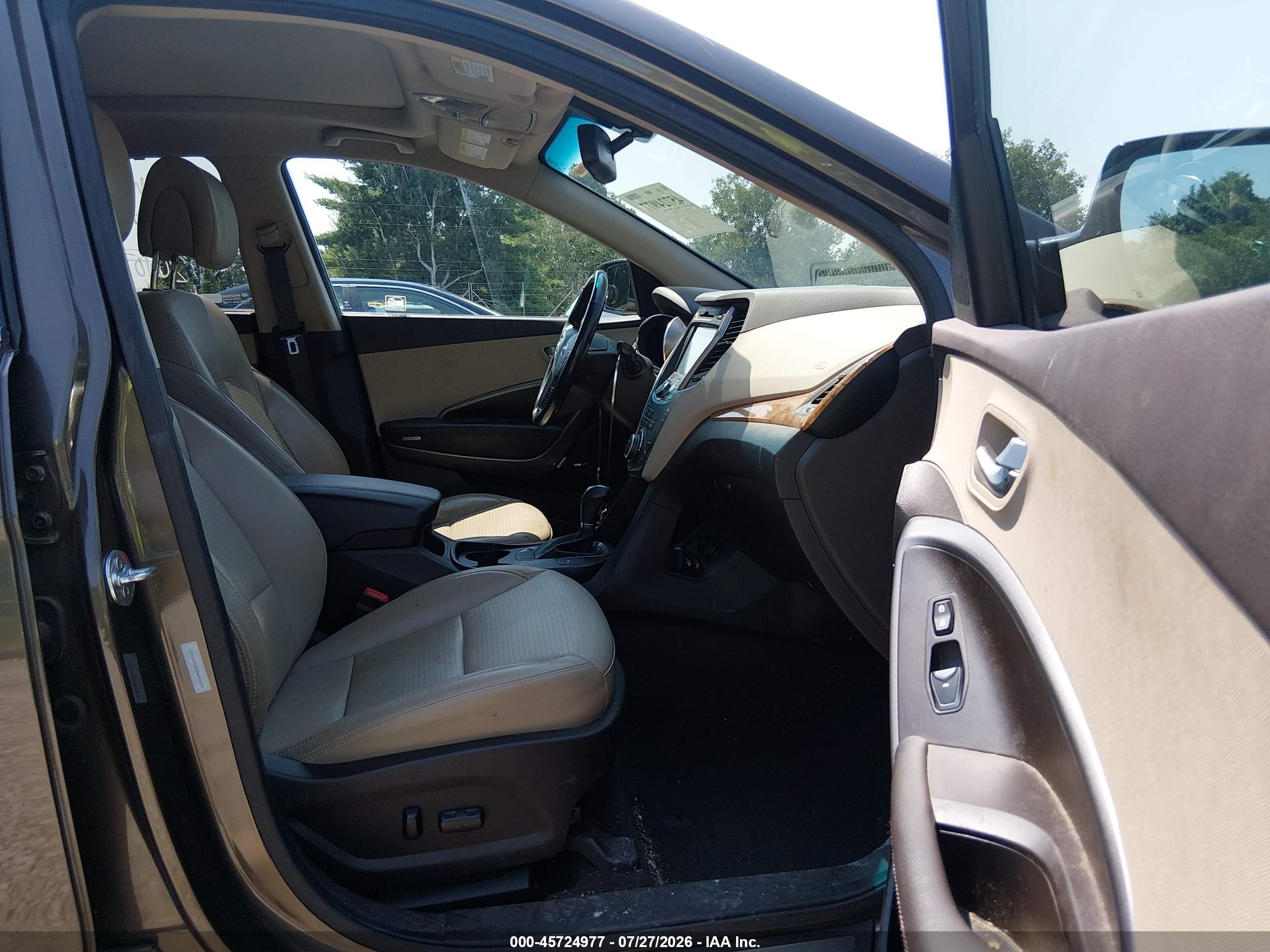 2013 Hyundai Santa Fe Sport Brown vin: 5XYZU3LBXDG054674