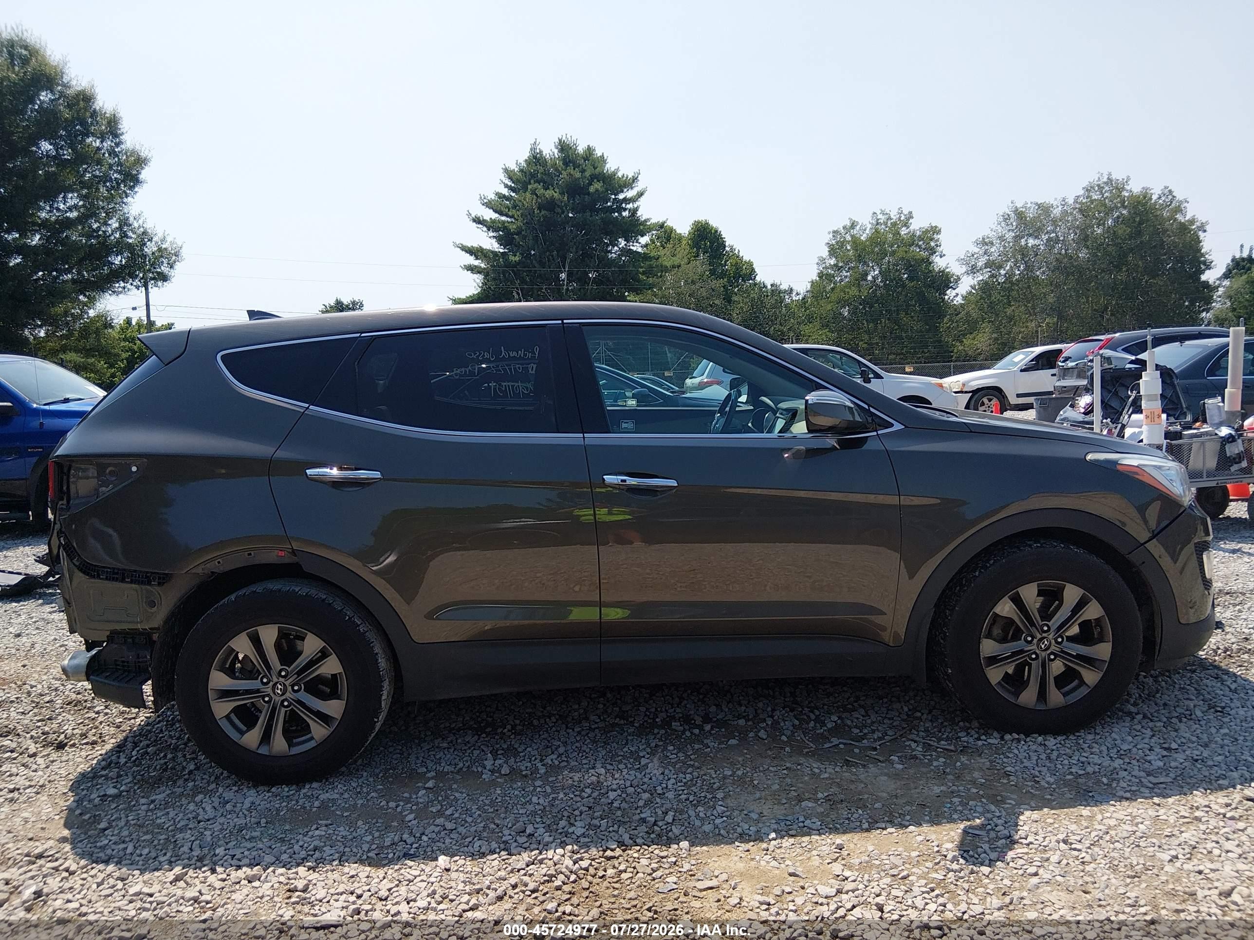 2013 Hyundai Santa Fe Sport Brown vin: 5XYZU3LBXDG054674
