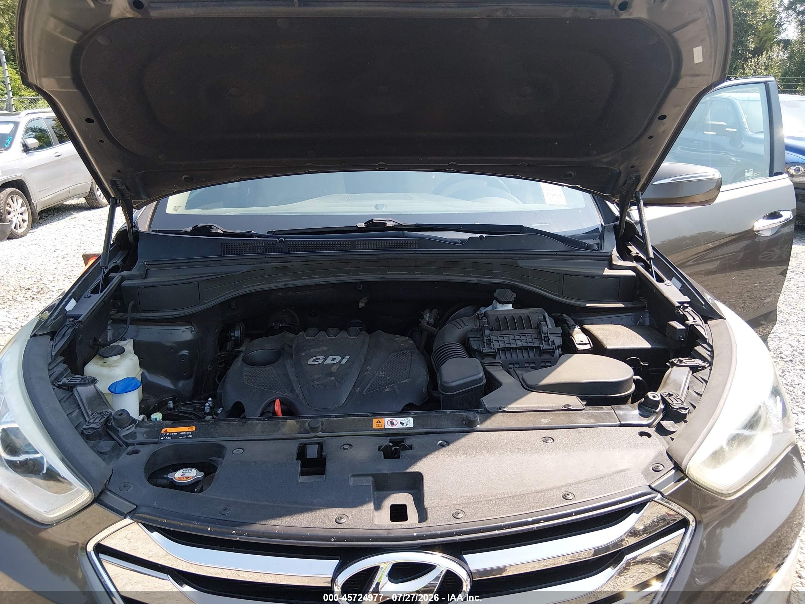 2013 Hyundai Santa Fe Sport Brown vin: 5XYZU3LBXDG054674