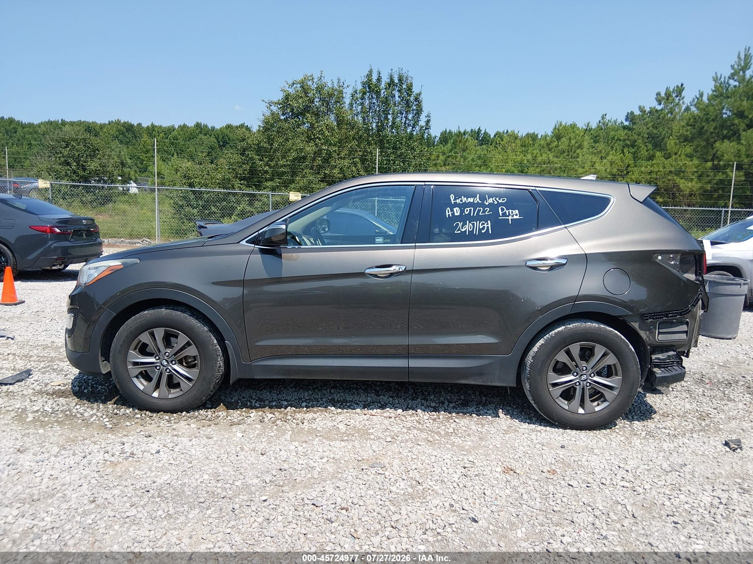 2013 Hyundai Santa Fe Sport Brown vin: 5XYZU3LBXDG054674
