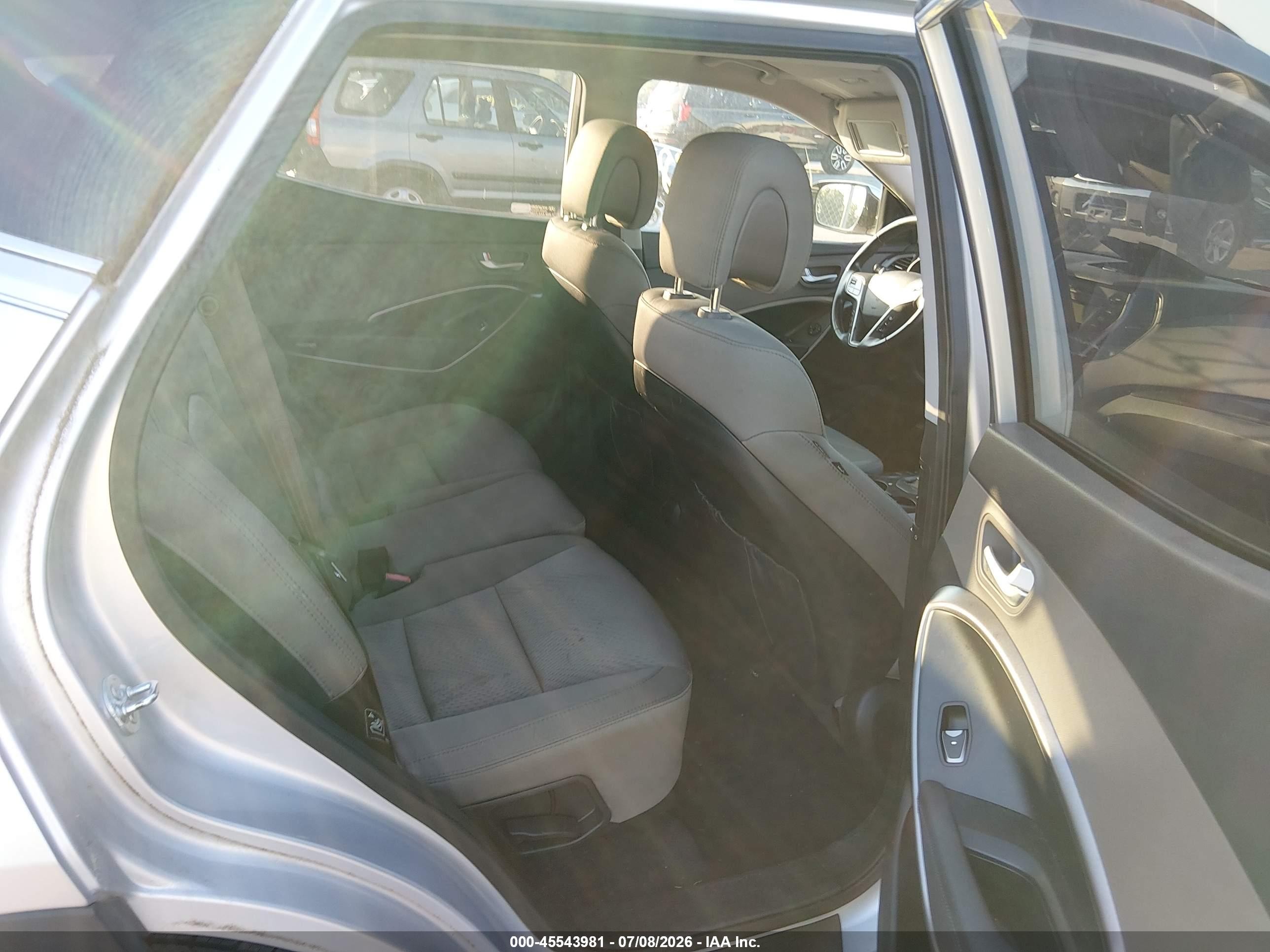 2013 Hyundai Santa Fe Sport Gray vin: 5XYZU3LBXDG058627