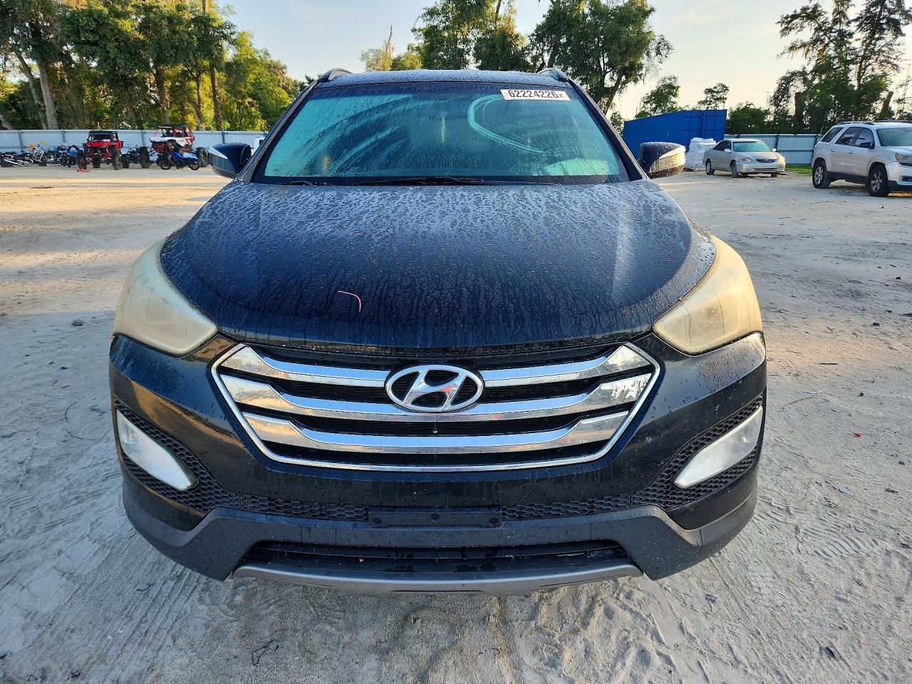 2013 Hyundai Santa Fe Sport 2.4l Black vin: 5XYZU3LBXDG059874