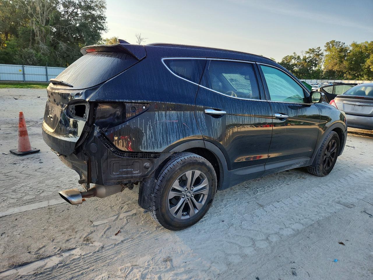 2013 Hyundai Santa Fe Sport 2.4l Black vin: 5XYZU3LBXDG059874