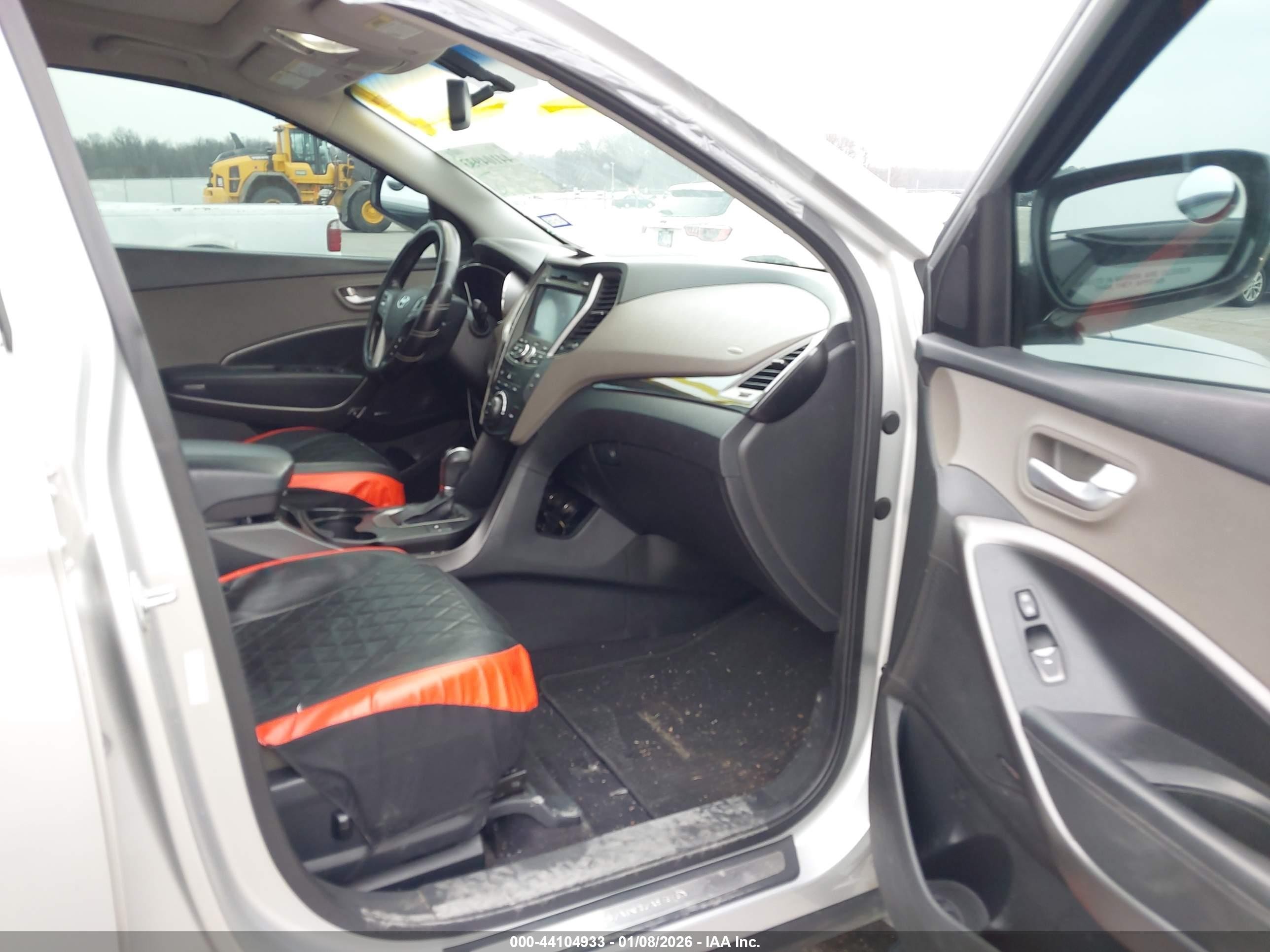 2013 Hyundai Santa Fe Sport Серебряный vin: 5XYZU3LBXDG060328