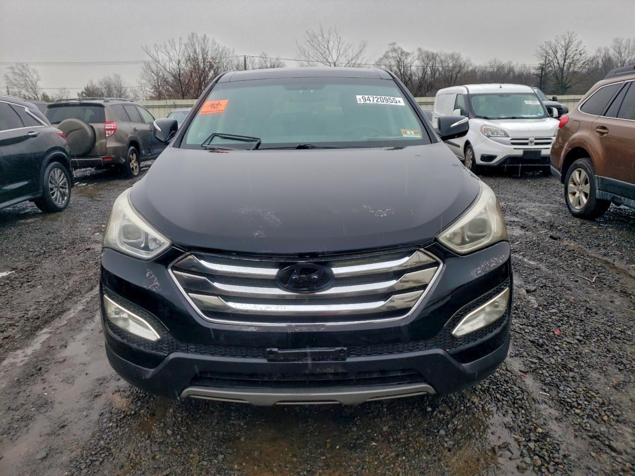 2013 Hyundai Santa Fe Black vin: 5XYZU3LBXDG065691