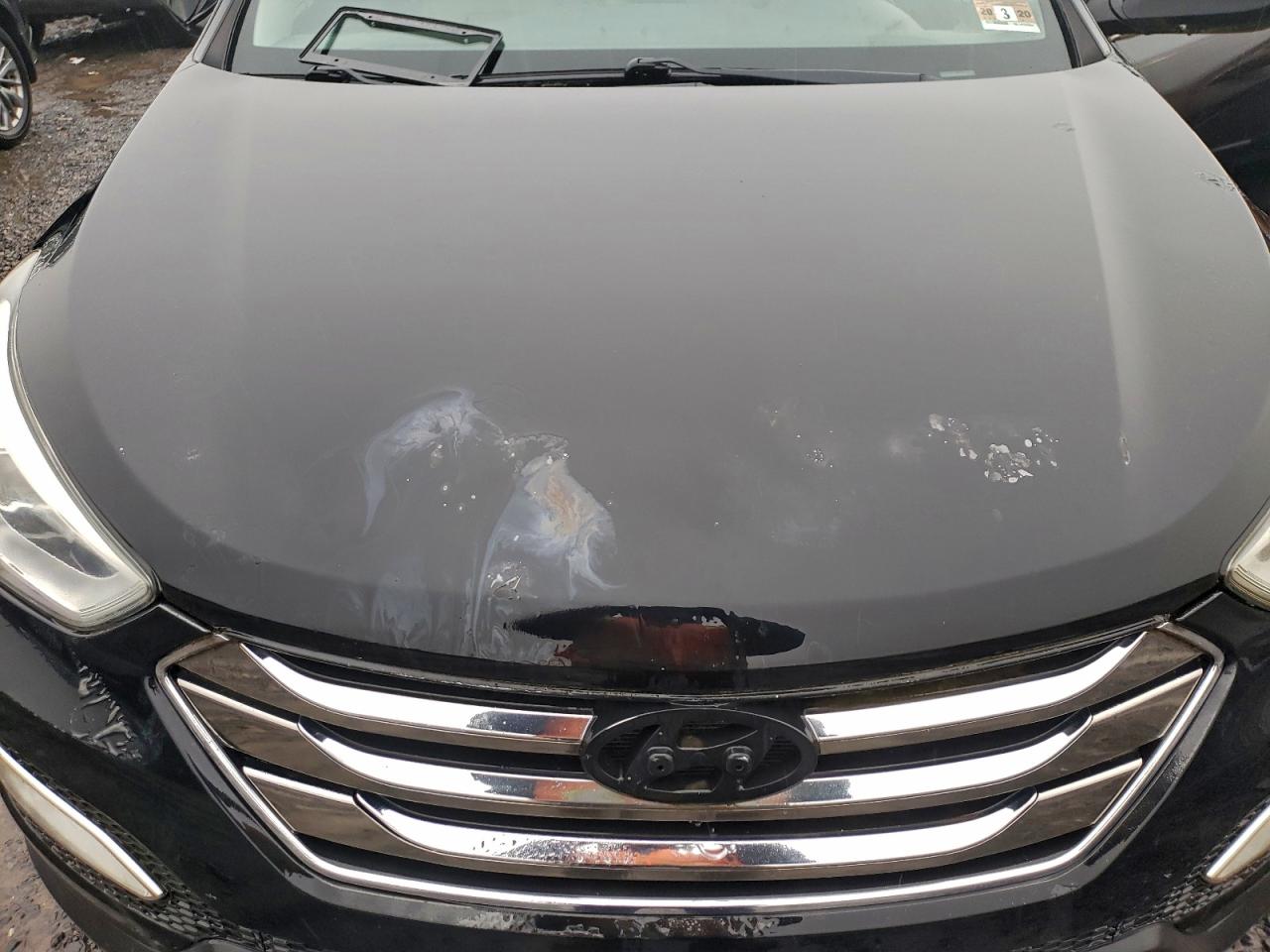 2013 Hyundai Santa Fe Black vin: 5XYZU3LBXDG065691
