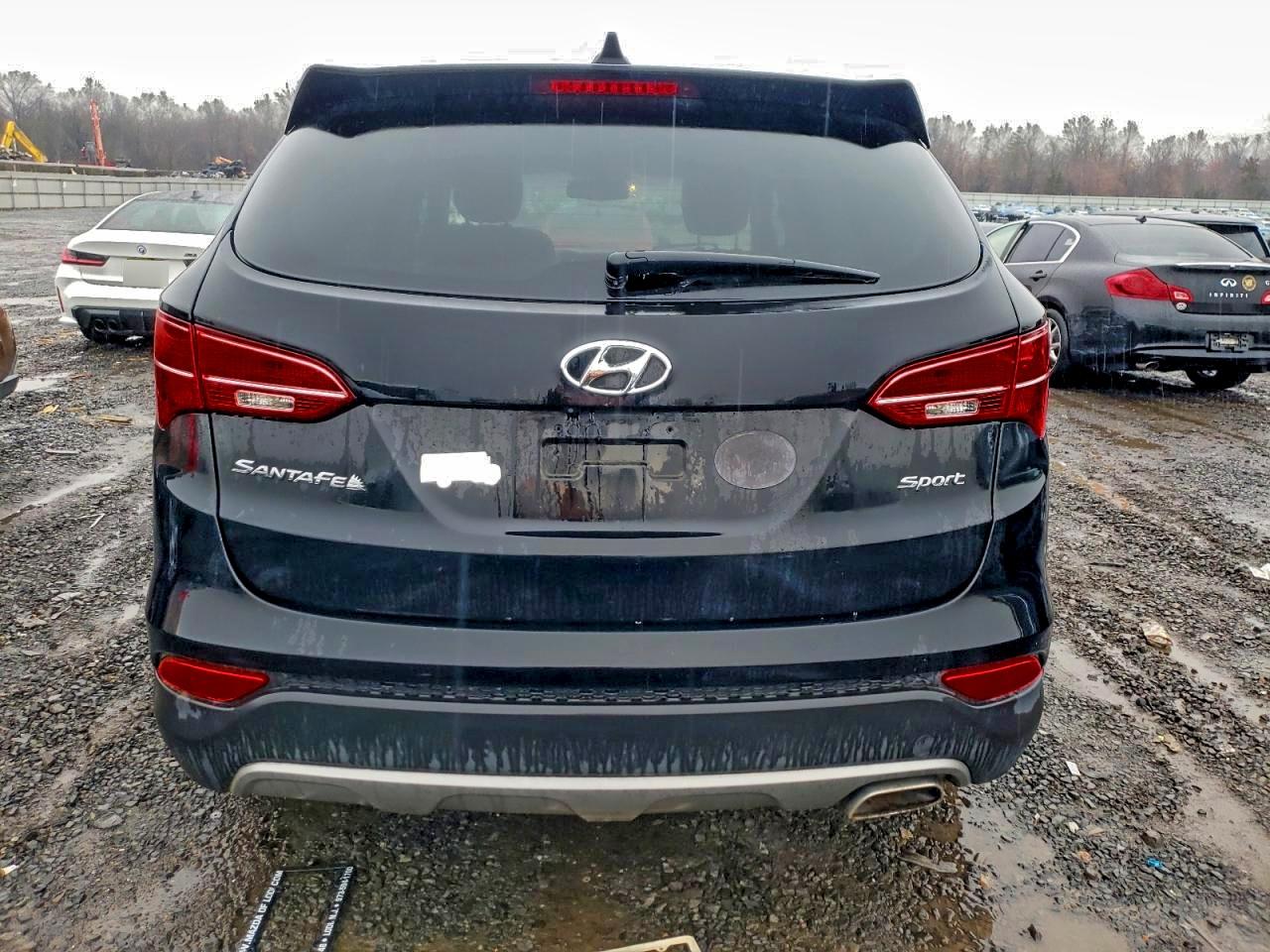 2013 Hyundai Santa Fe Black vin: 5XYZU3LBXDG065691