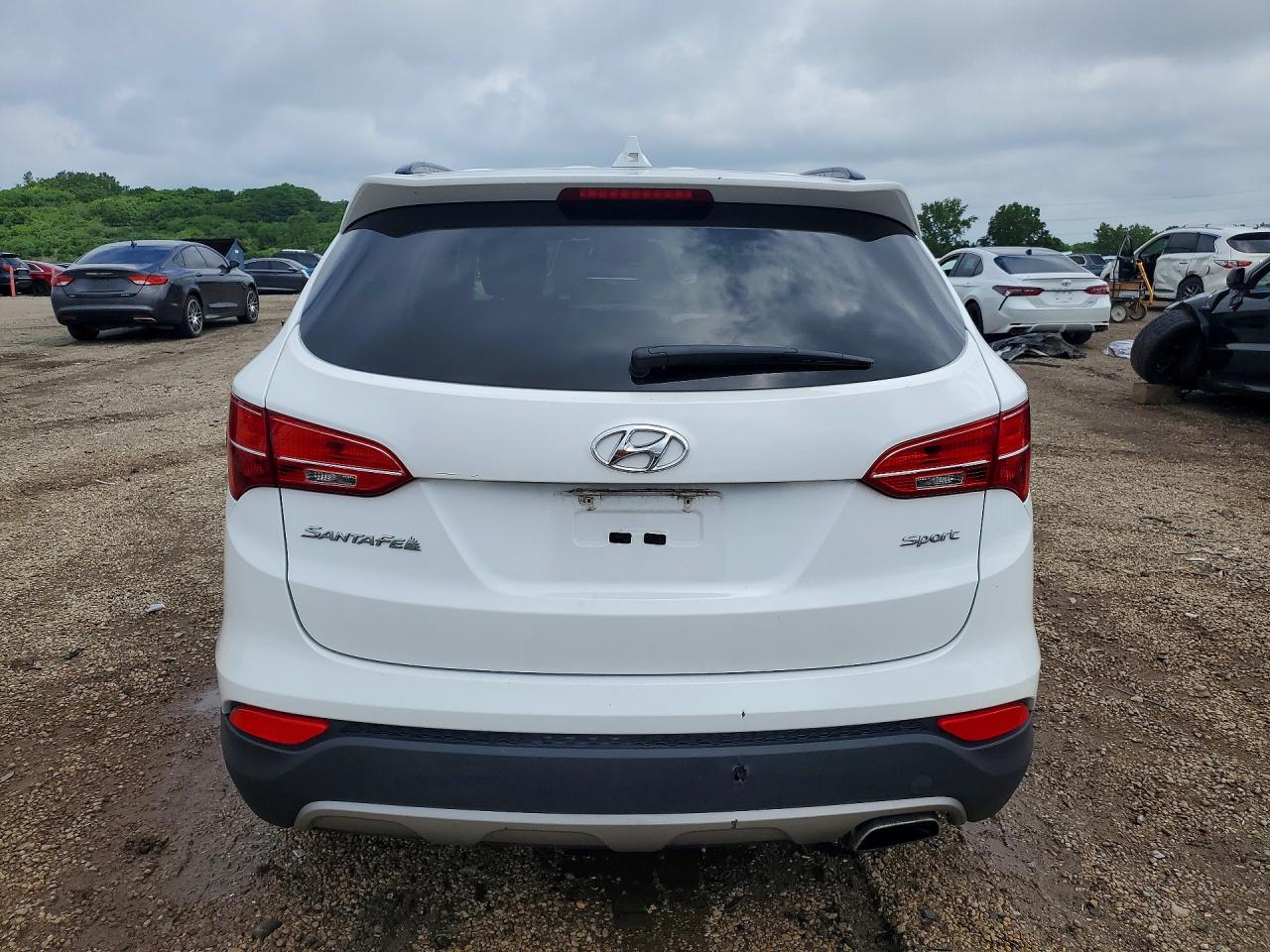 2013 Hyundai Santa Fe Sport 2.4l Белый vin: 5XYZU3LBXDG079736