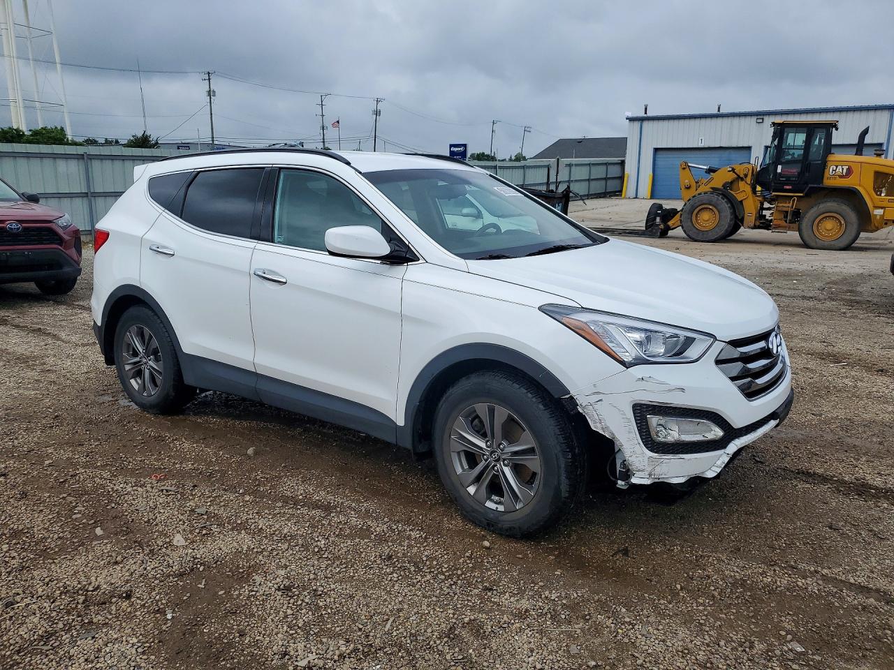 2013 Hyundai Santa Fe Sport 2.4l Белый vin: 5XYZU3LBXDG079736