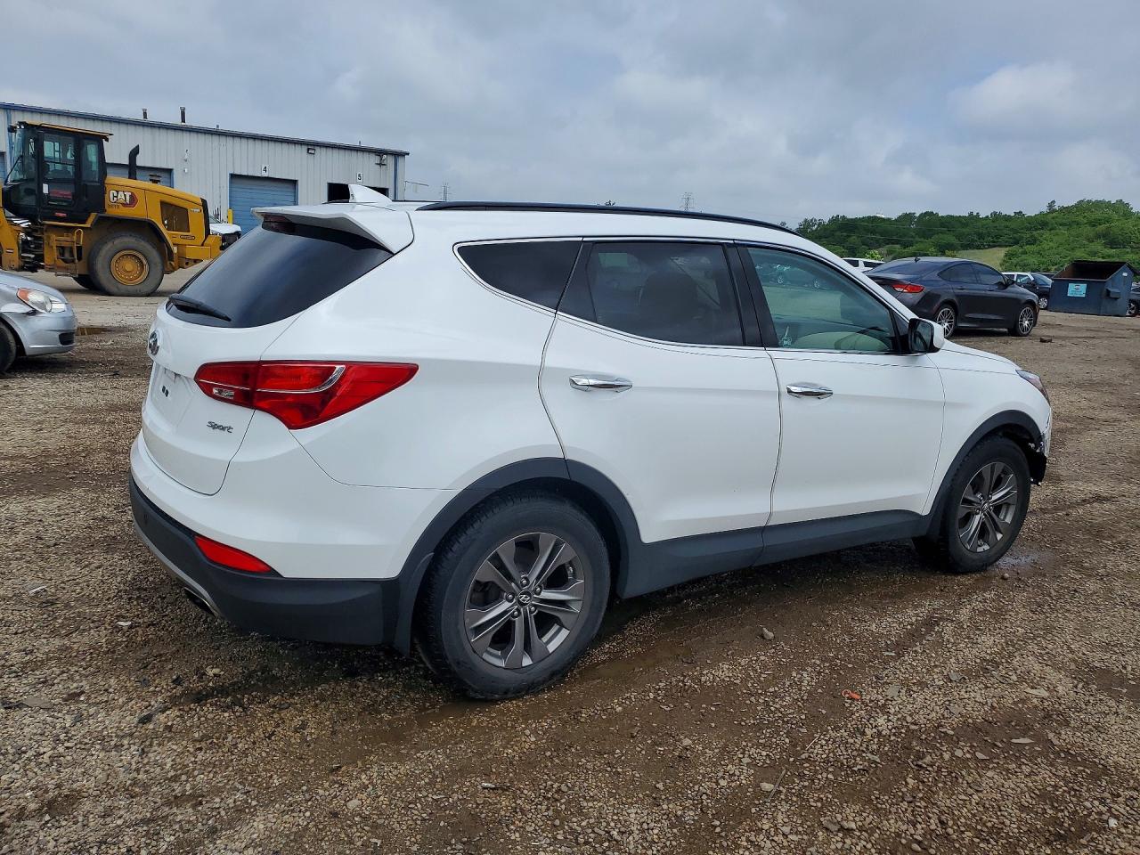 2013 Hyundai Santa Fe Sport 2.4l Белый vin: 5XYZU3LBXDG079736