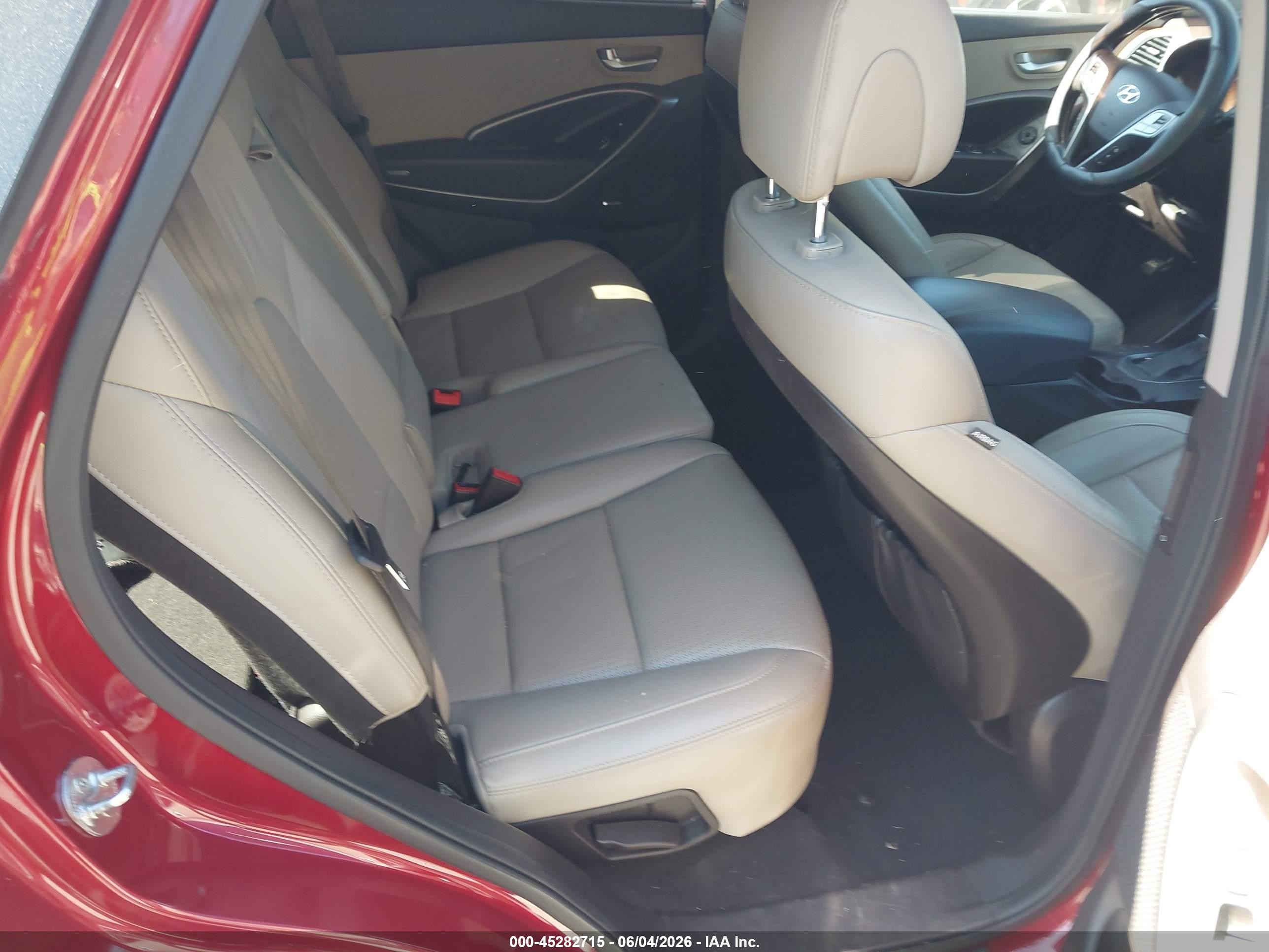 2013 Hyundai Santa Fe Sport Burgundy vin: 5XYZU3LBXDG086251