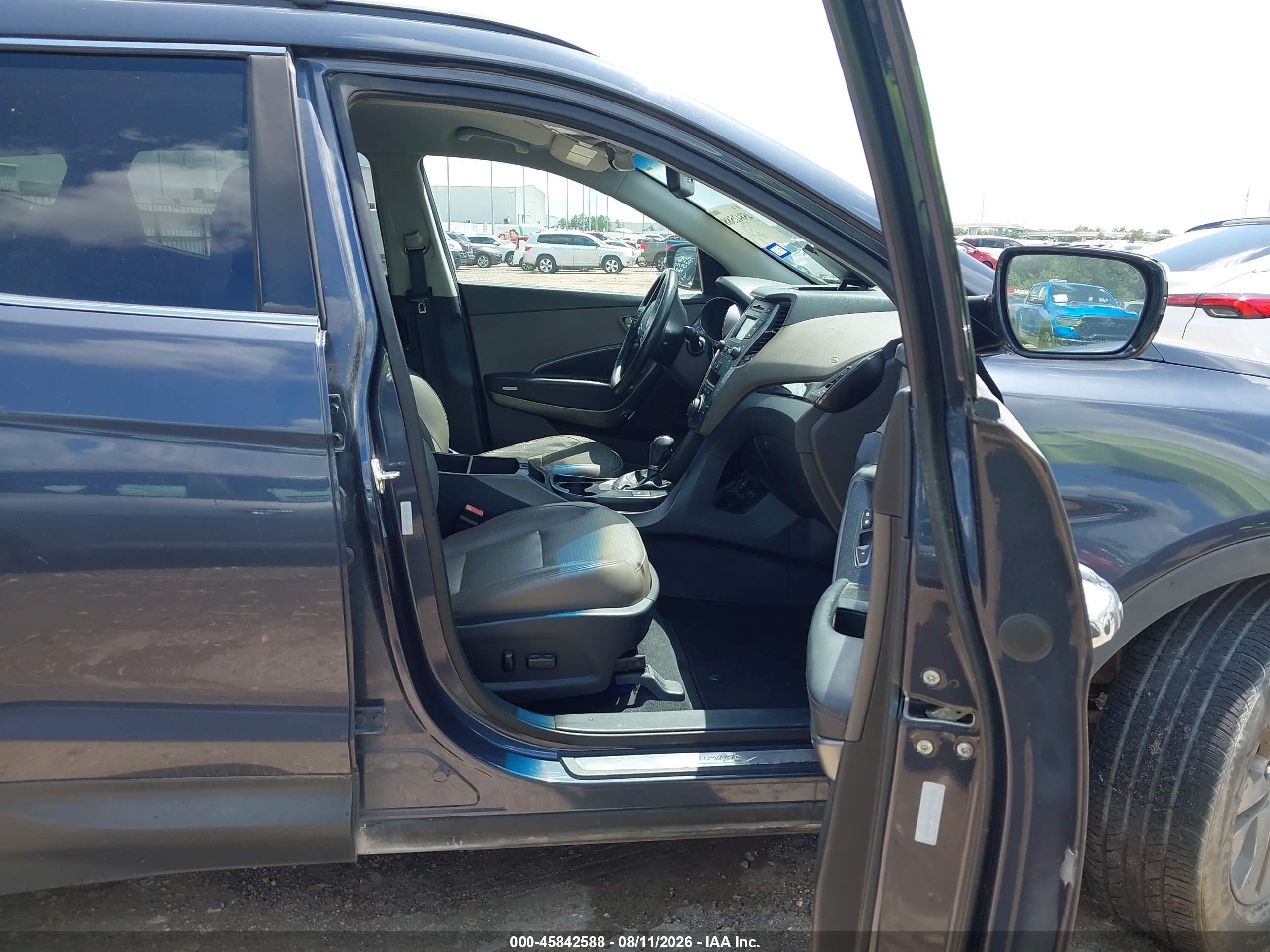 2013 Hyundai Santa Fe Sport   Синий vin: 5XYZU3LBXDG093765