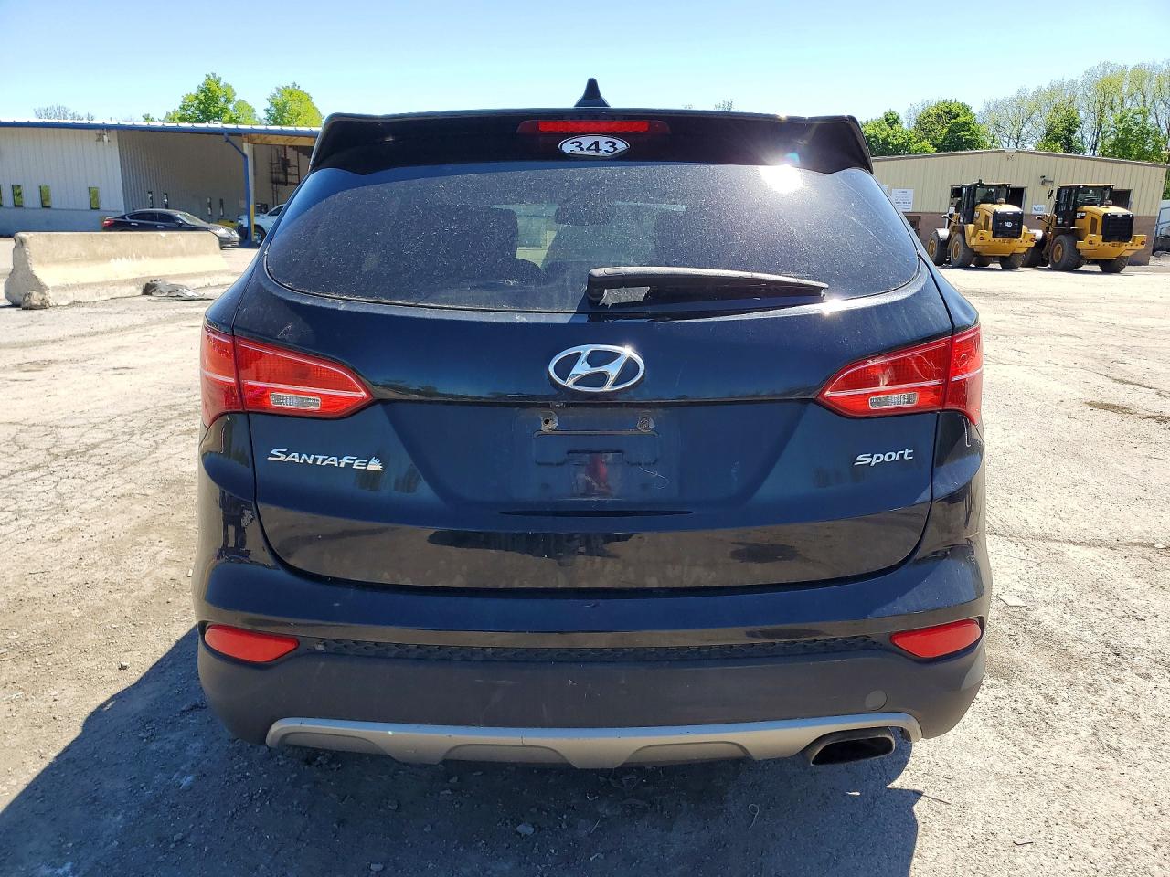 2013 Hyundai Santa Fe Sport 2.4l Black vin: 5XYZU3LBXDG105199