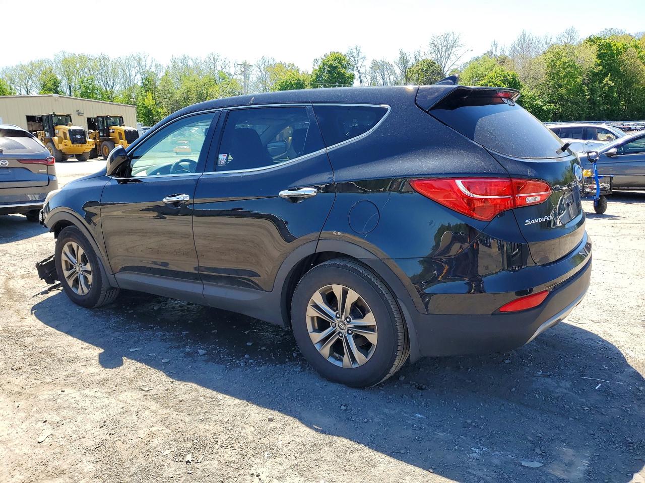 2013 Hyundai Santa Fe Sport 2.4l Black vin: 5XYZU3LBXDG105199