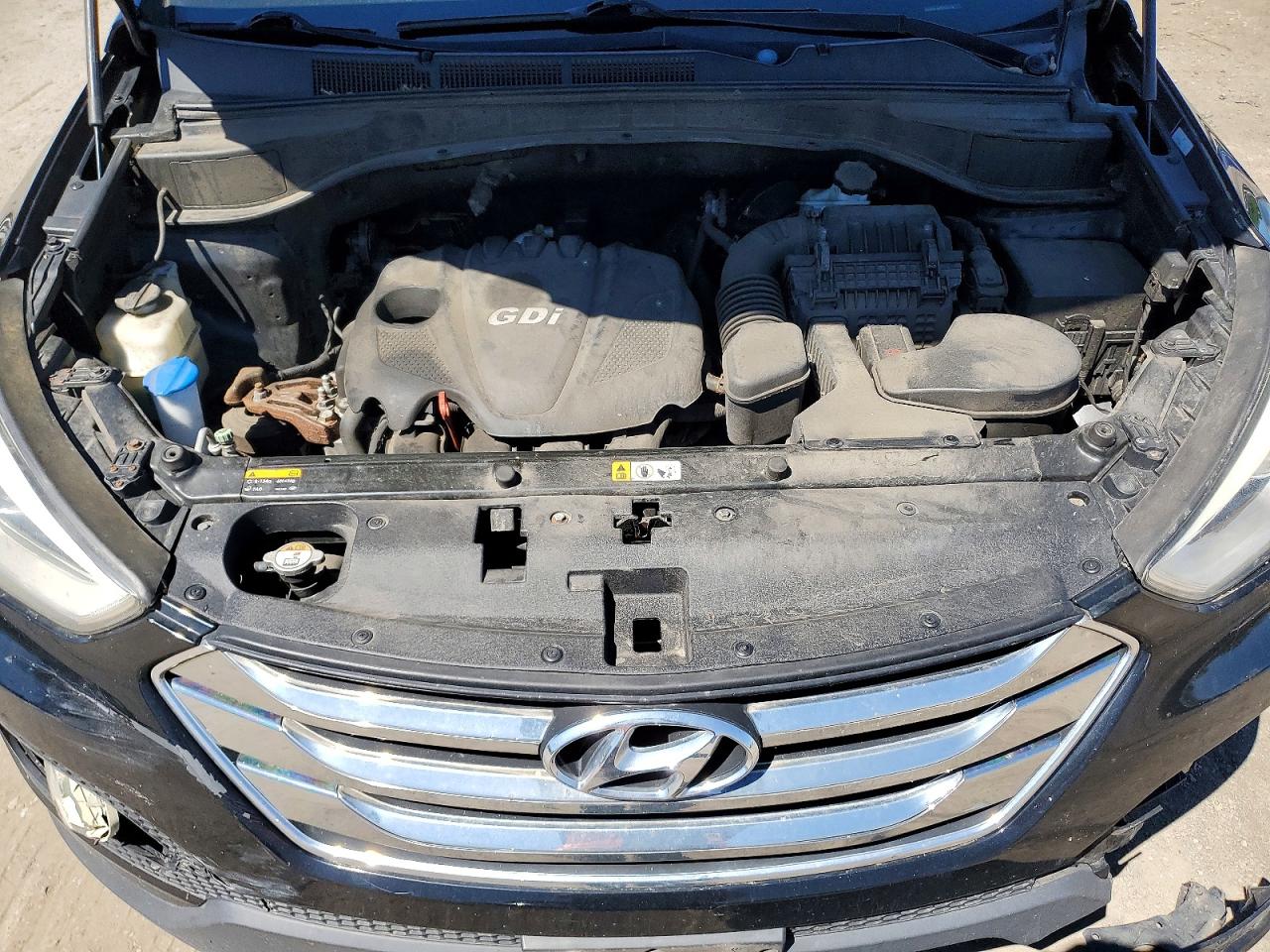 2013 Hyundai Santa Fe Sport 2.4l Black vin: 5XYZU3LBXDG105199