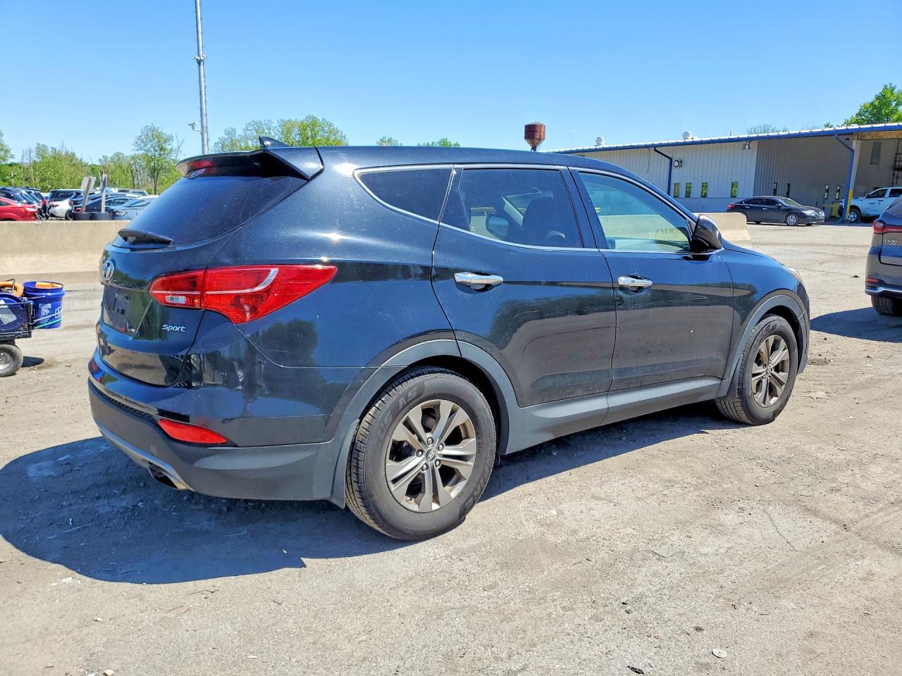 2013 Hyundai Santa Fe Sport 2.4l Black vin: 5XYZU3LBXDG105199