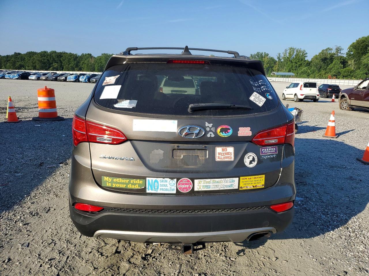 2013 Hyundai Santa Fe Sport 2.4l Серый vin: 5XYZU3LBXDG124528