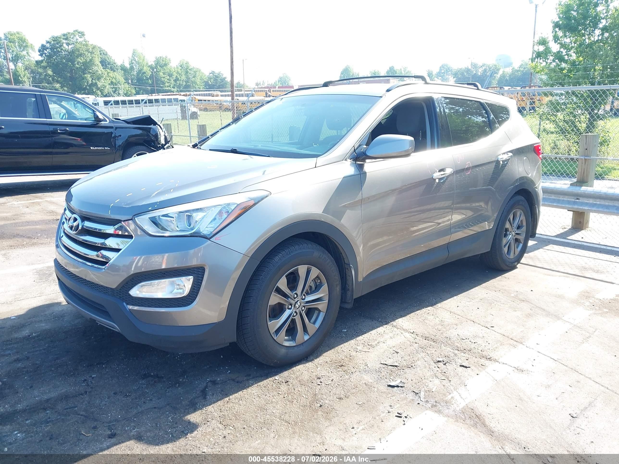 2014 Hyundai Santa Fe Sport 2.4l Pewter vin: 5XYZU3LBXEG212156