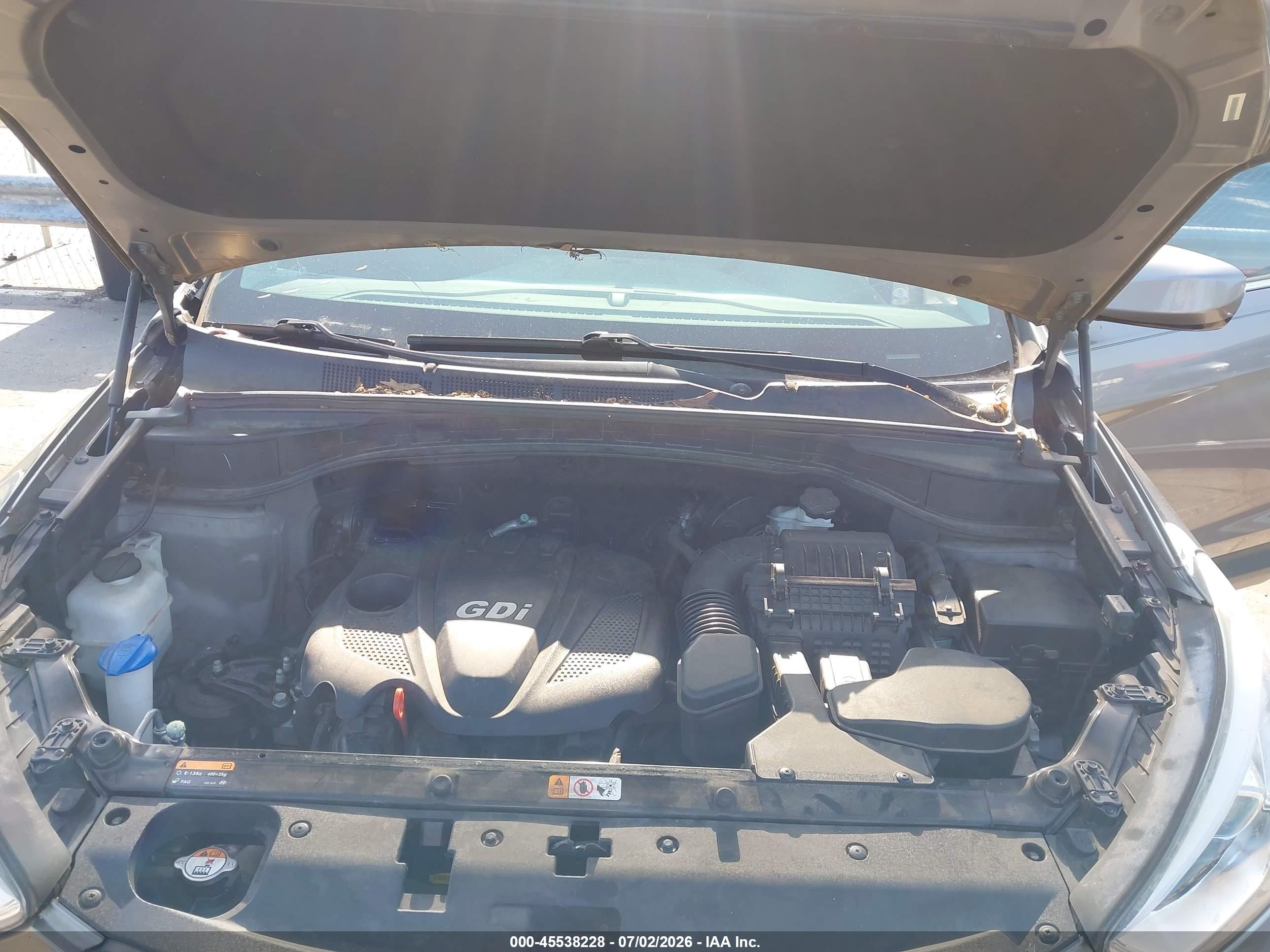 2014 Hyundai Santa Fe Sport 2.4l Pewter vin: 5XYZU3LBXEG212156