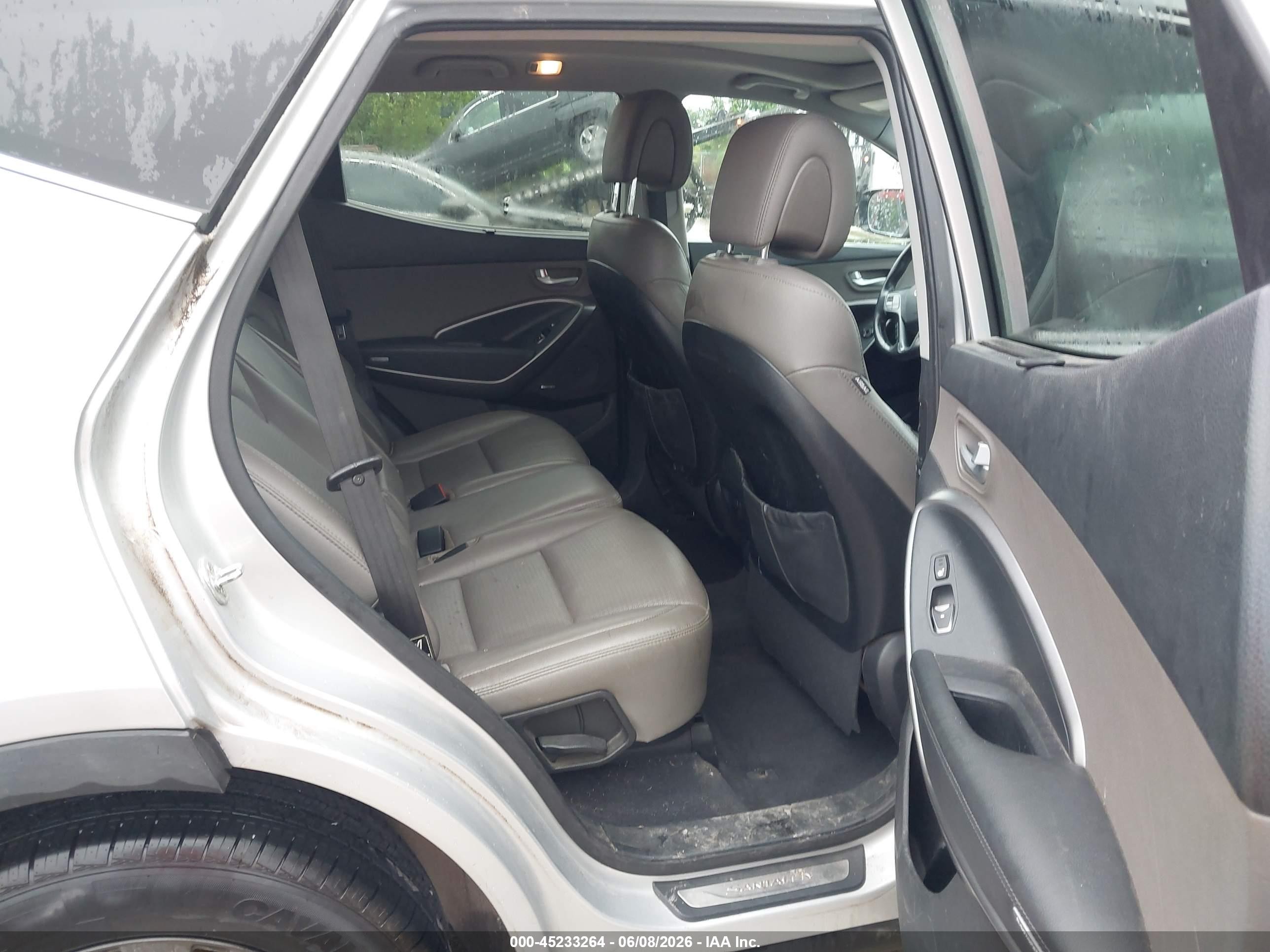 2014 Hyundai Santa Fe Sport 2.4l Silver vin: 5XYZU3LBXEG226364