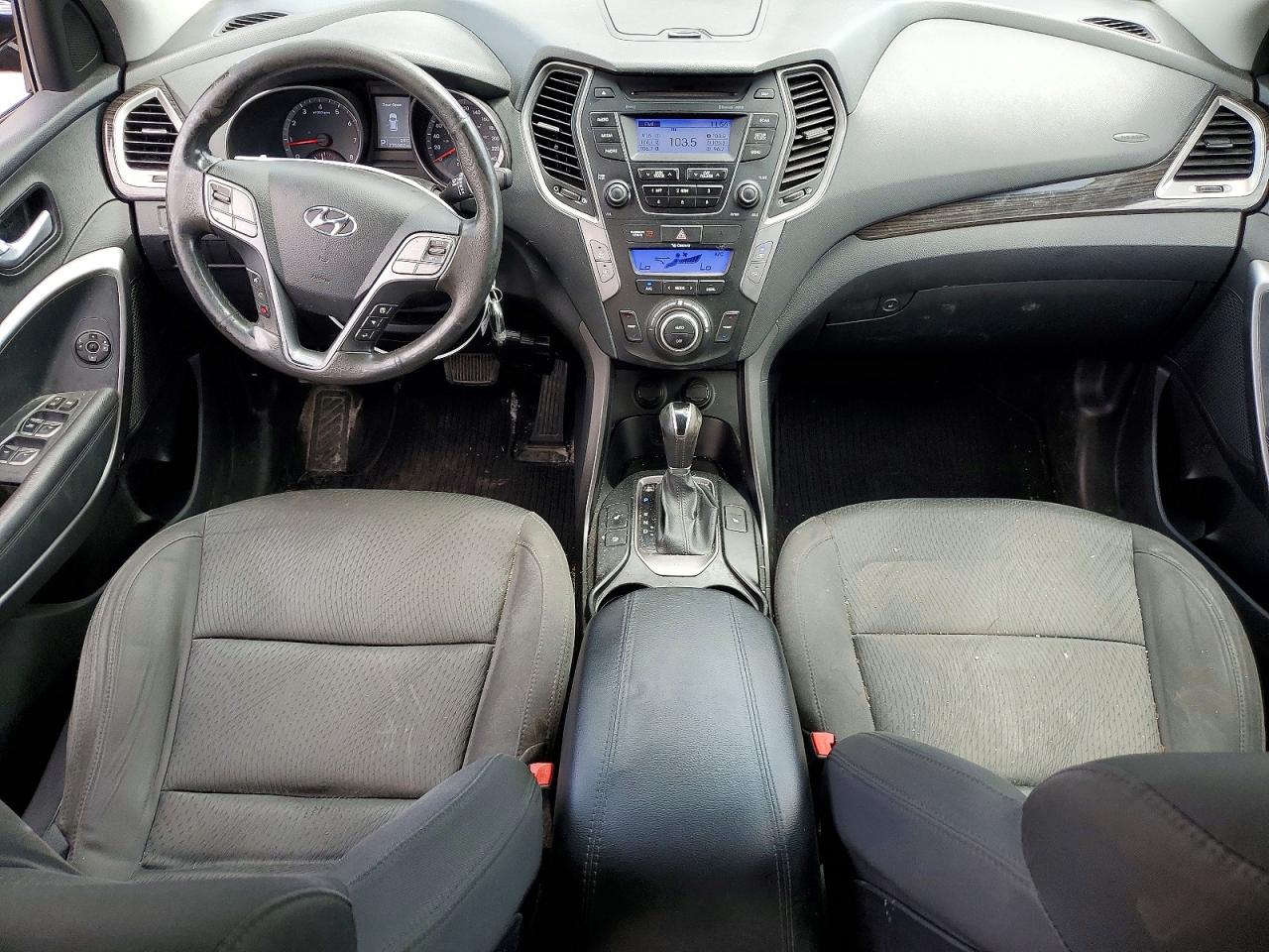 2014 Hyundai Santa Fe Sport 2.4l Black vin: 5XYZU3LBXEG228986