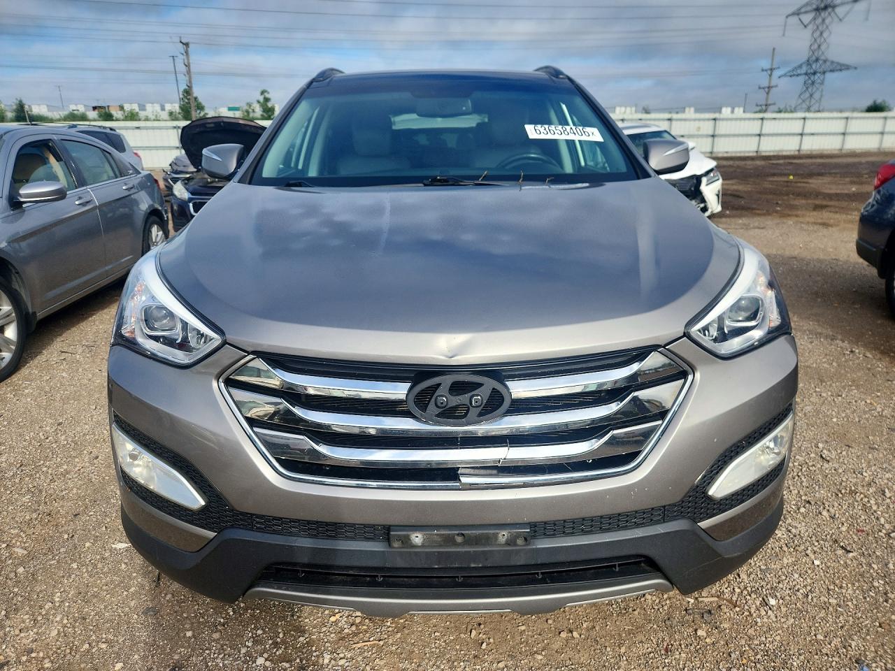 2014 Hyundai Santa Fe Sport 2.4l Gray vin: 5XYZU3LBXEG230530