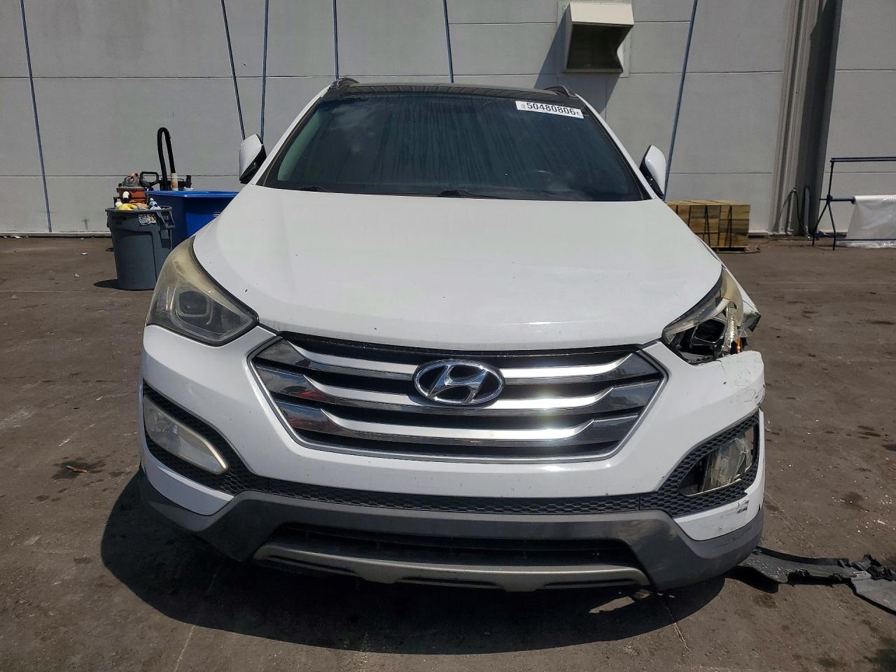 2015 Hyundai Santa Fe Sport 2.4l White vin: 5XYZU3LBXFG254795