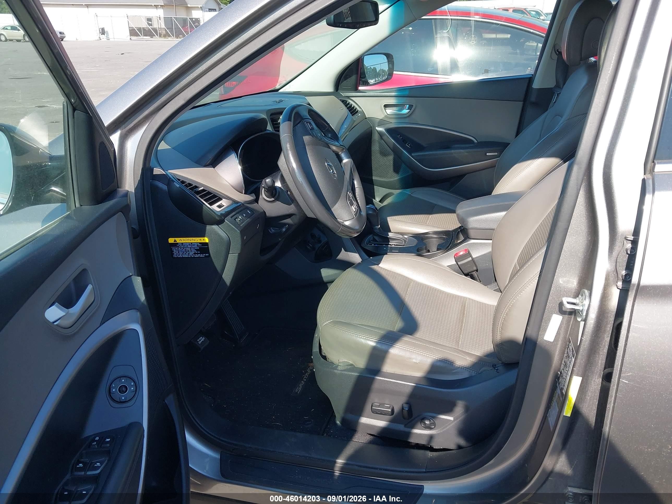 2015 Hyundai Santa Fe Sport 2.4l Gray vin: 5XYZU3LBXFG283214