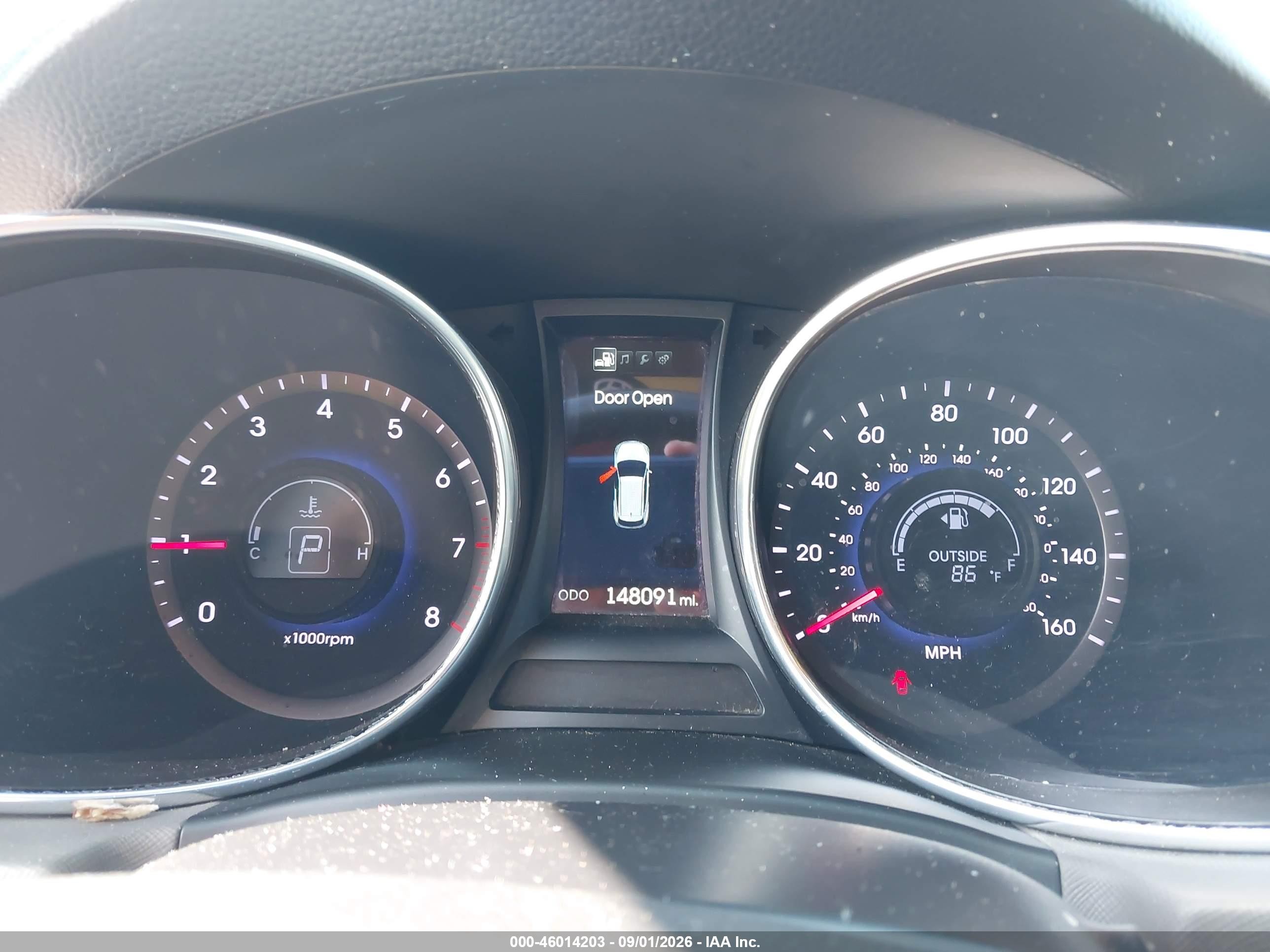 2015 Hyundai Santa Fe Sport 2.4l Gray vin: 5XYZU3LBXFG283214