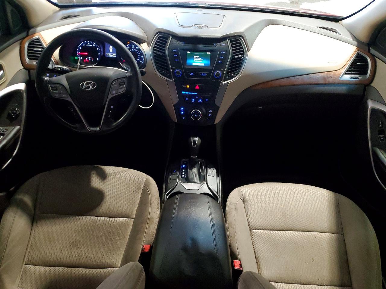 2015 Hyundai Santa Fe Sport 2.4l Red vin: 5XYZU3LBXFG286646