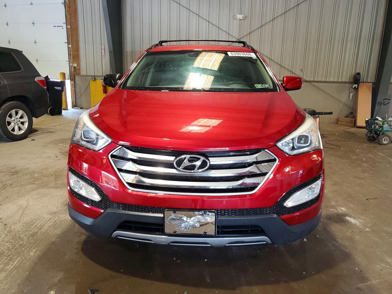 2015 Hyundai Santa Fe Sport 2.4l Red vin: 5XYZU3LBXFG286646
