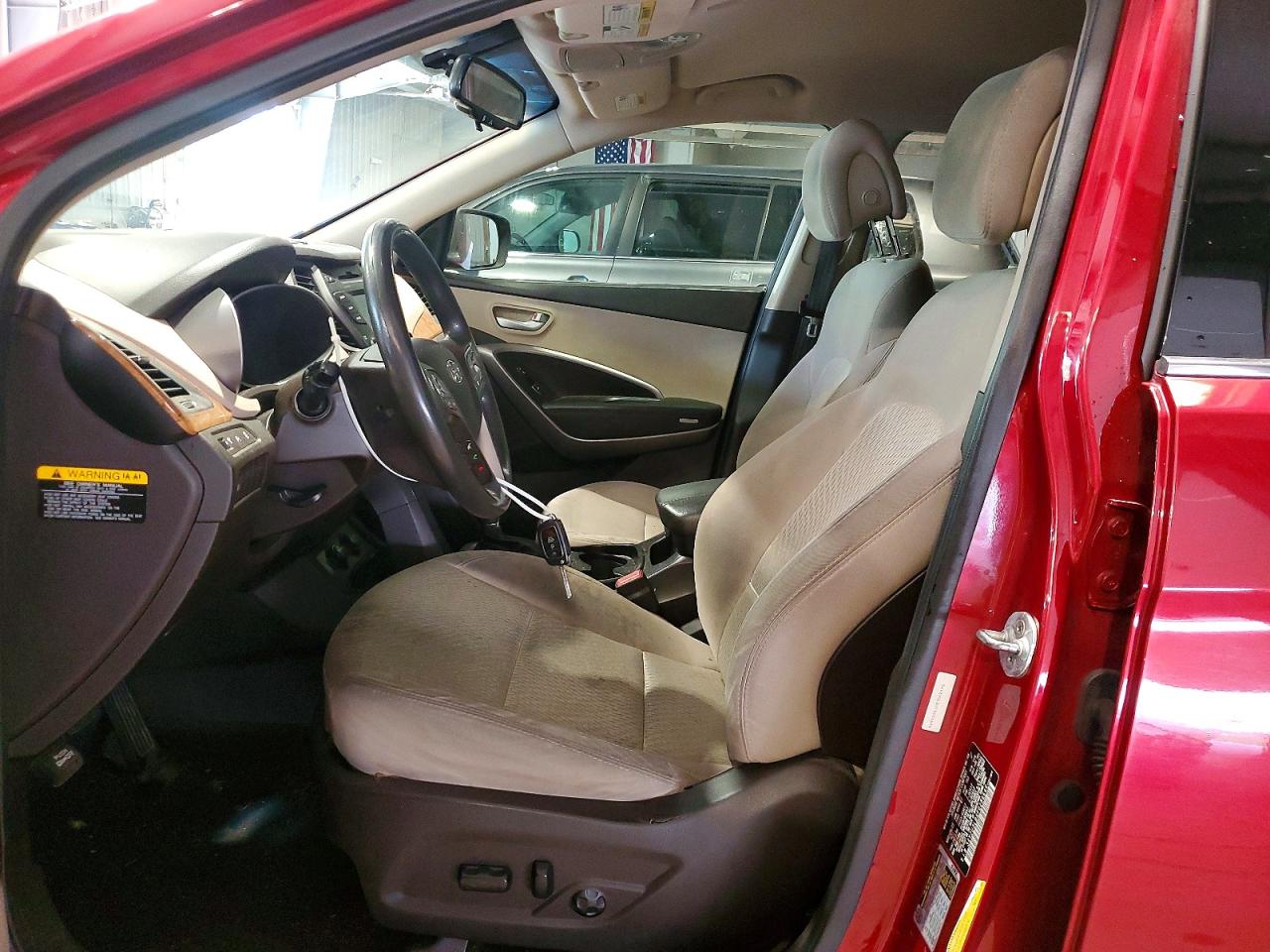 2015 Hyundai Santa Fe Sport 2.4l Red vin: 5XYZU3LBXFG286646