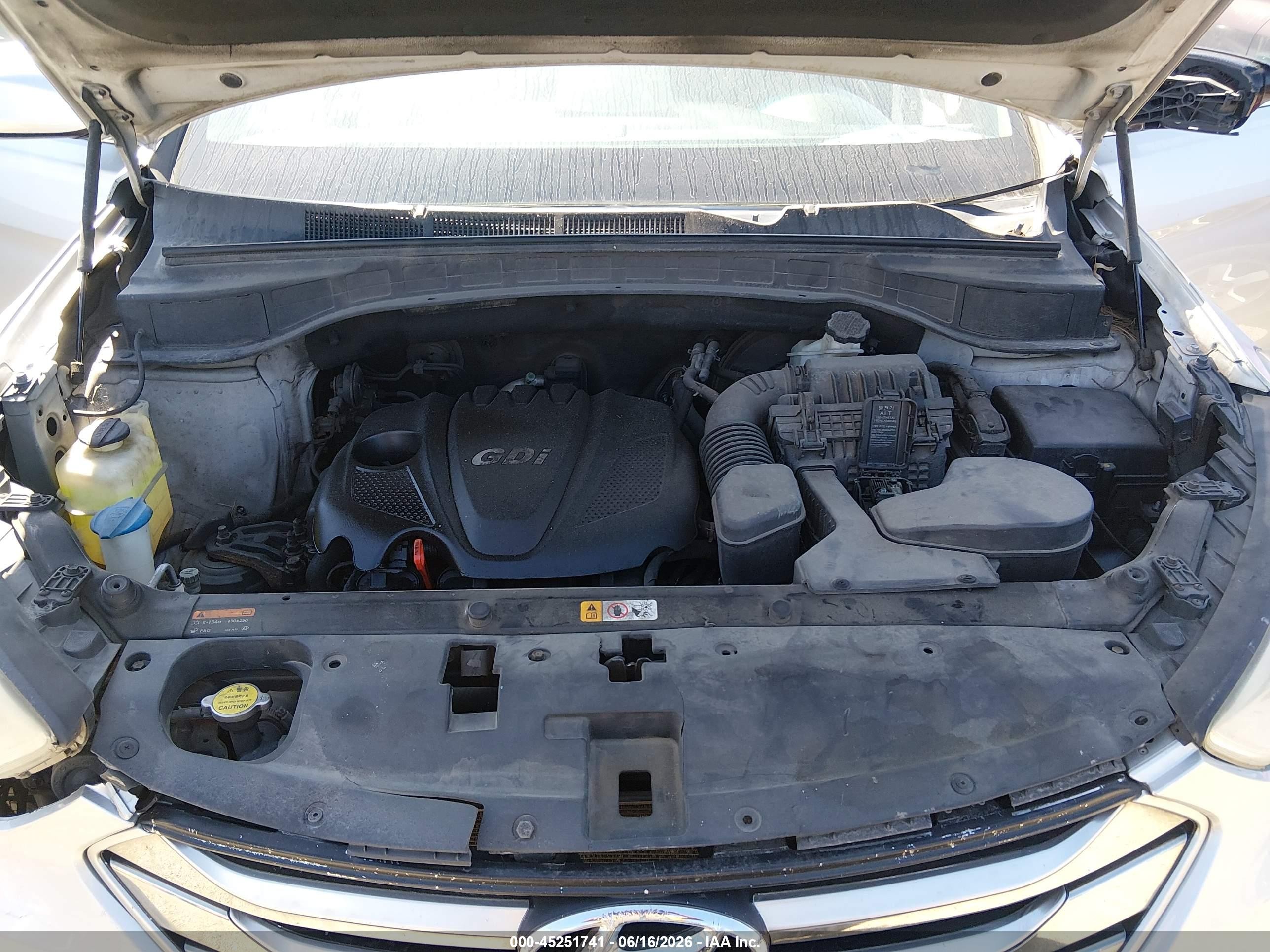 2015 Hyundai Santa Fe Sport 2.4l Gray vin: 5XYZU3LBXFG297050