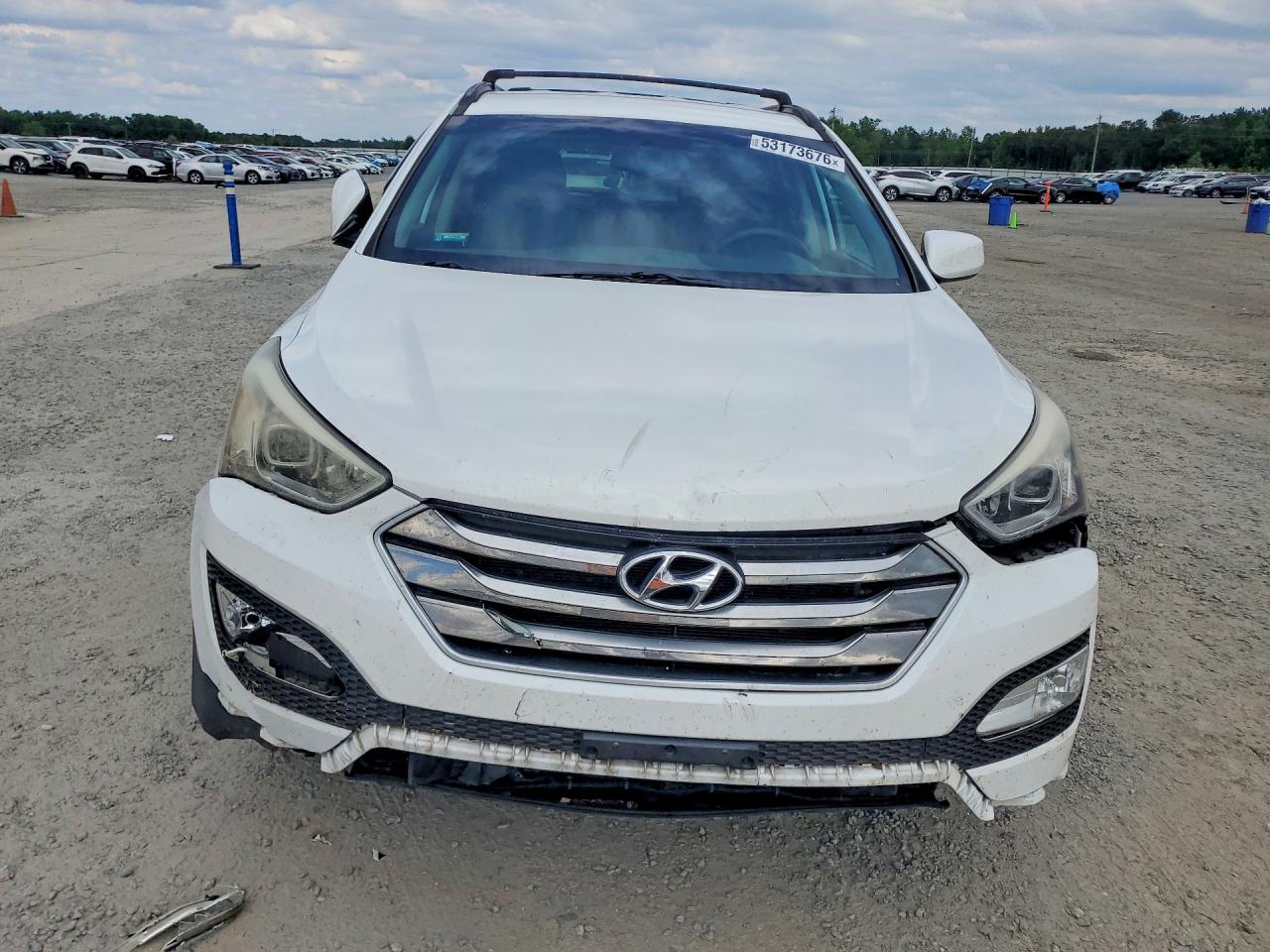 2015 Hyundai Santa Fe Sport 2.4l White vin: 5XYZU3LBXFG305101