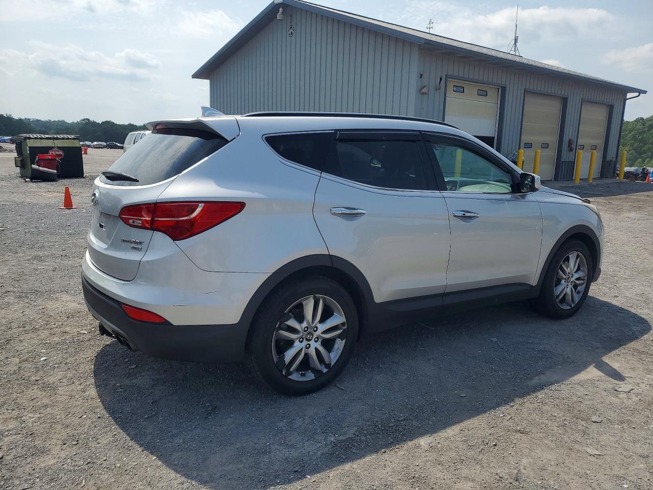 2013 Hyundai Santa Fe Sport 2.0t Silver vin: 5XYZUDLA0DG065910