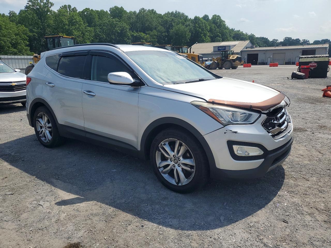 2013 Hyundai Santa Fe Sport 2.0t Silver vin: 5XYZUDLA0DG065910