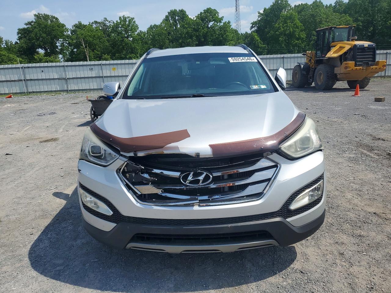 2013 Hyundai Santa Fe Sport 2.0t Silver vin: 5XYZUDLA0DG065910