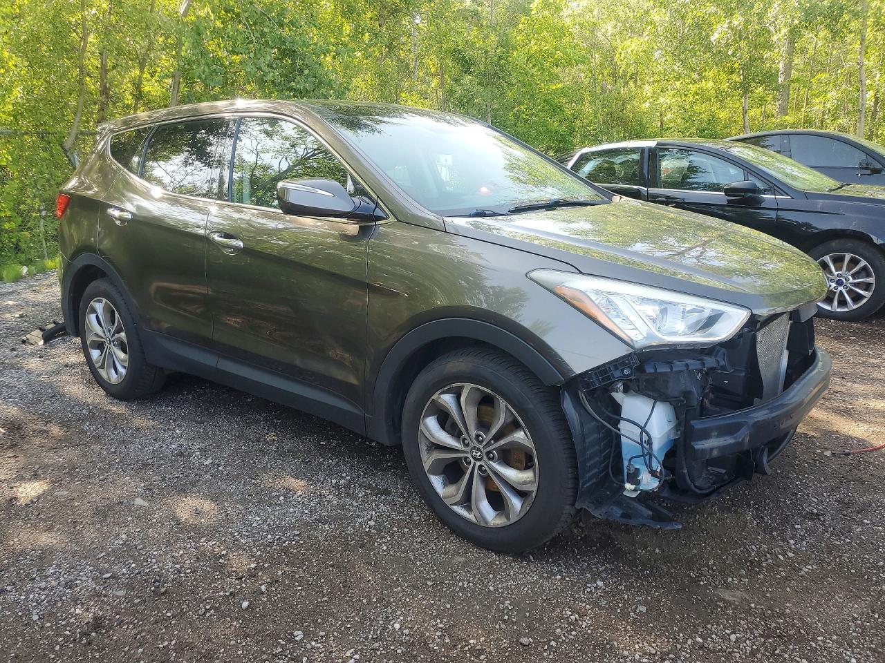 2013 Hyundai Santa Fe Sport 2.0t Tan vin: 5XYZUDLA0DG083971