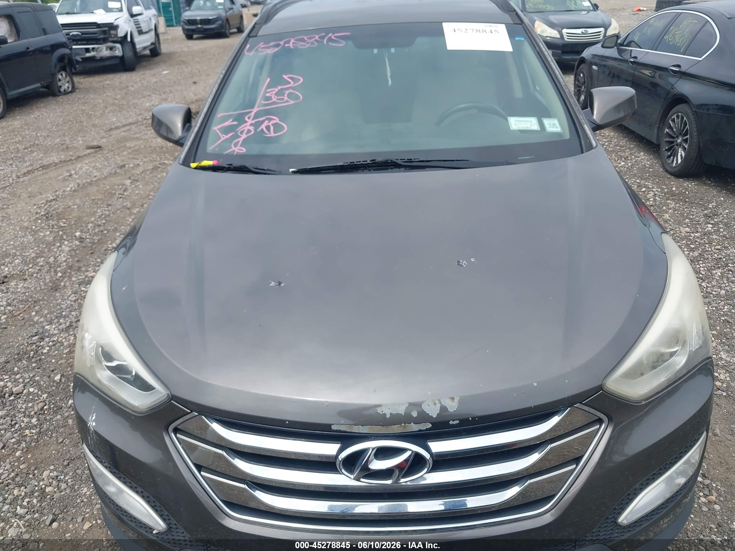 2013 Hyundai Santa Fe Sport 2.0t Brown vin: 5XYZUDLA0DG086370