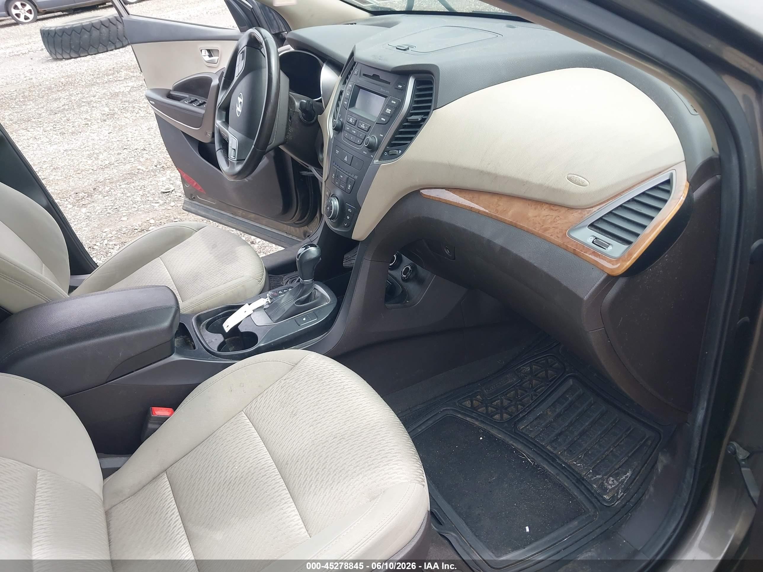 2013 Hyundai Santa Fe Sport 2.0t Brown vin: 5XYZUDLA0DG086370