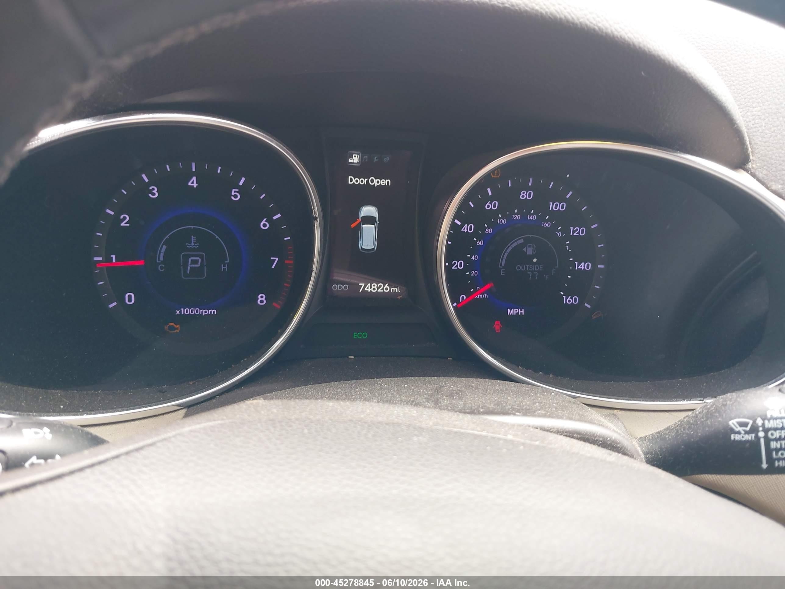 2013 Hyundai Santa Fe Sport 2.0t Brown vin: 5XYZUDLA0DG086370