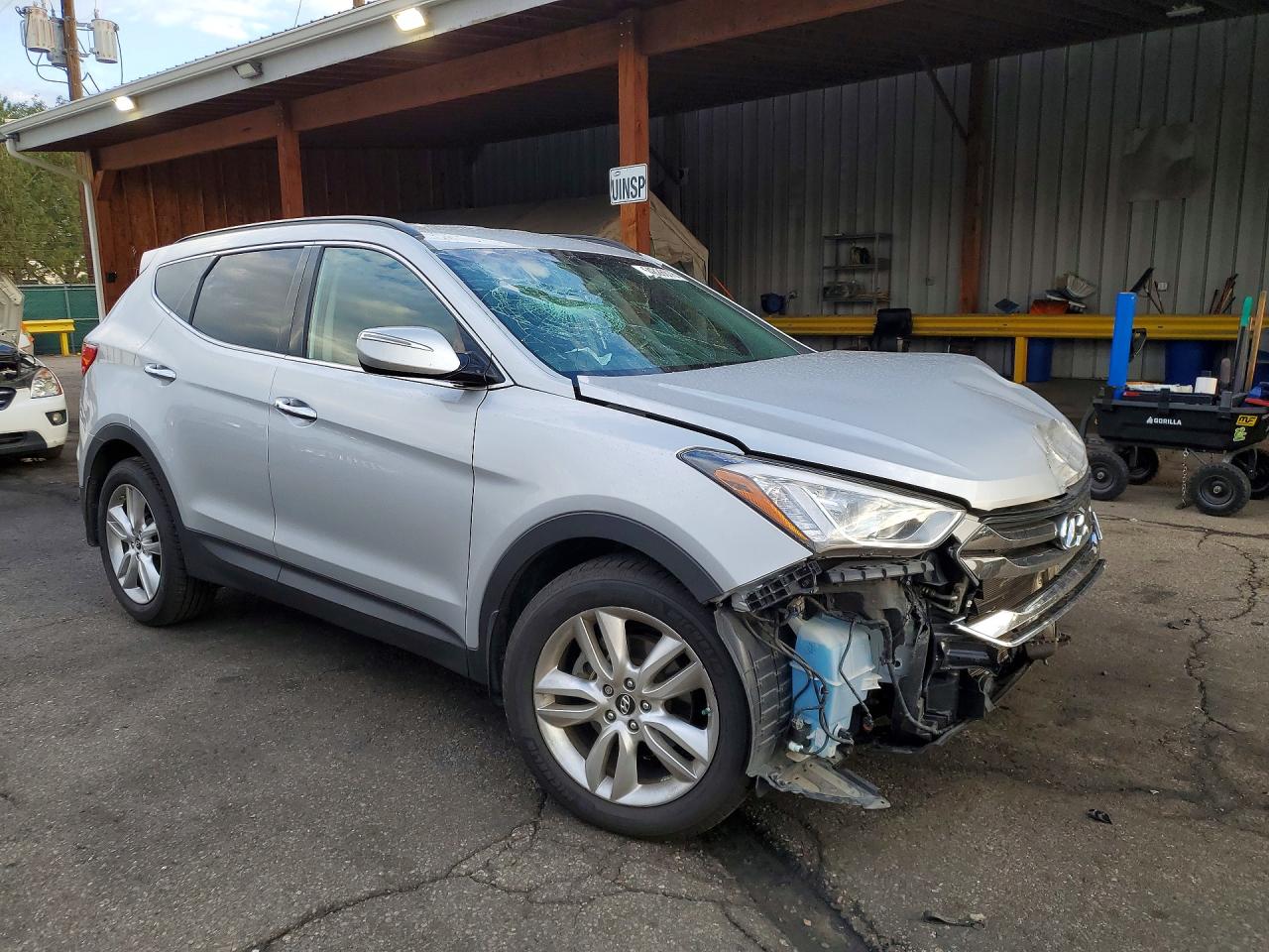 2013 Hyundai Santa Fe Sport 2.0t Silver vin: 5XYZUDLA0DG101238