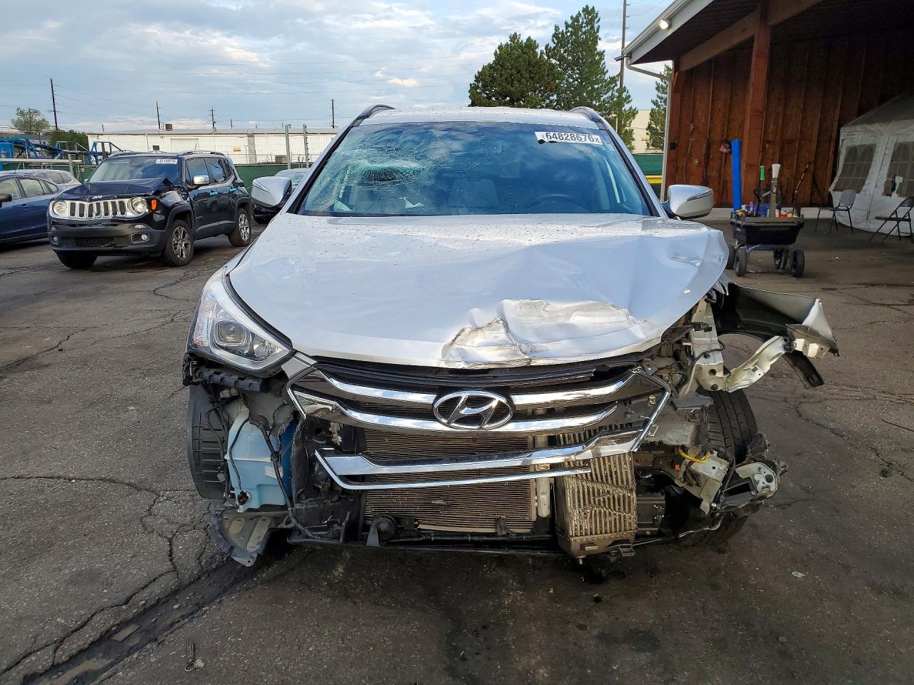 2013 Hyundai Santa Fe Sport 2.0t Silver vin: 5XYZUDLA0DG101238